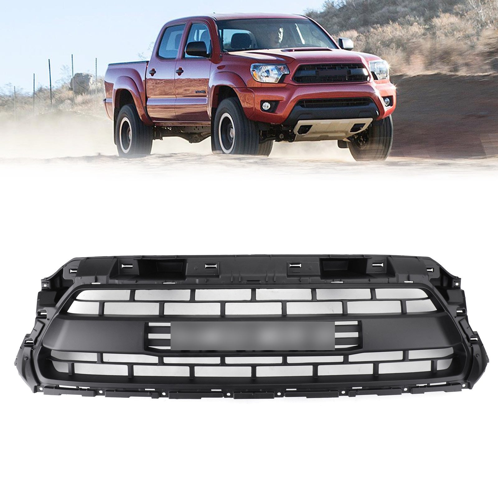 2012-2013-2014-2015 Toyota Tacoma Honeycomb Grill Replacement Grille Generic