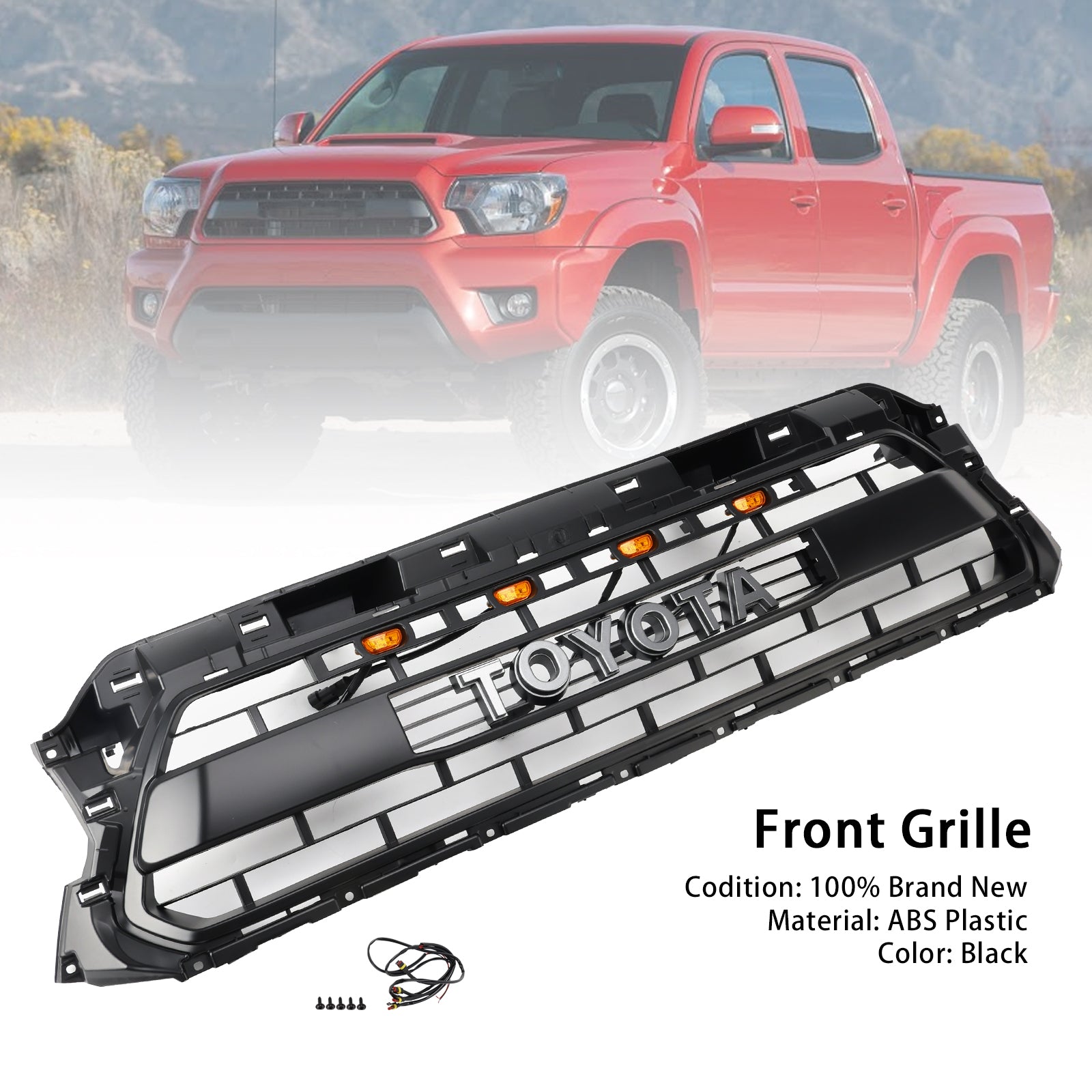 2012-2015 Toyota Tacoma TRD PRO Front Honeycomb Grill Grille PTR54-35150