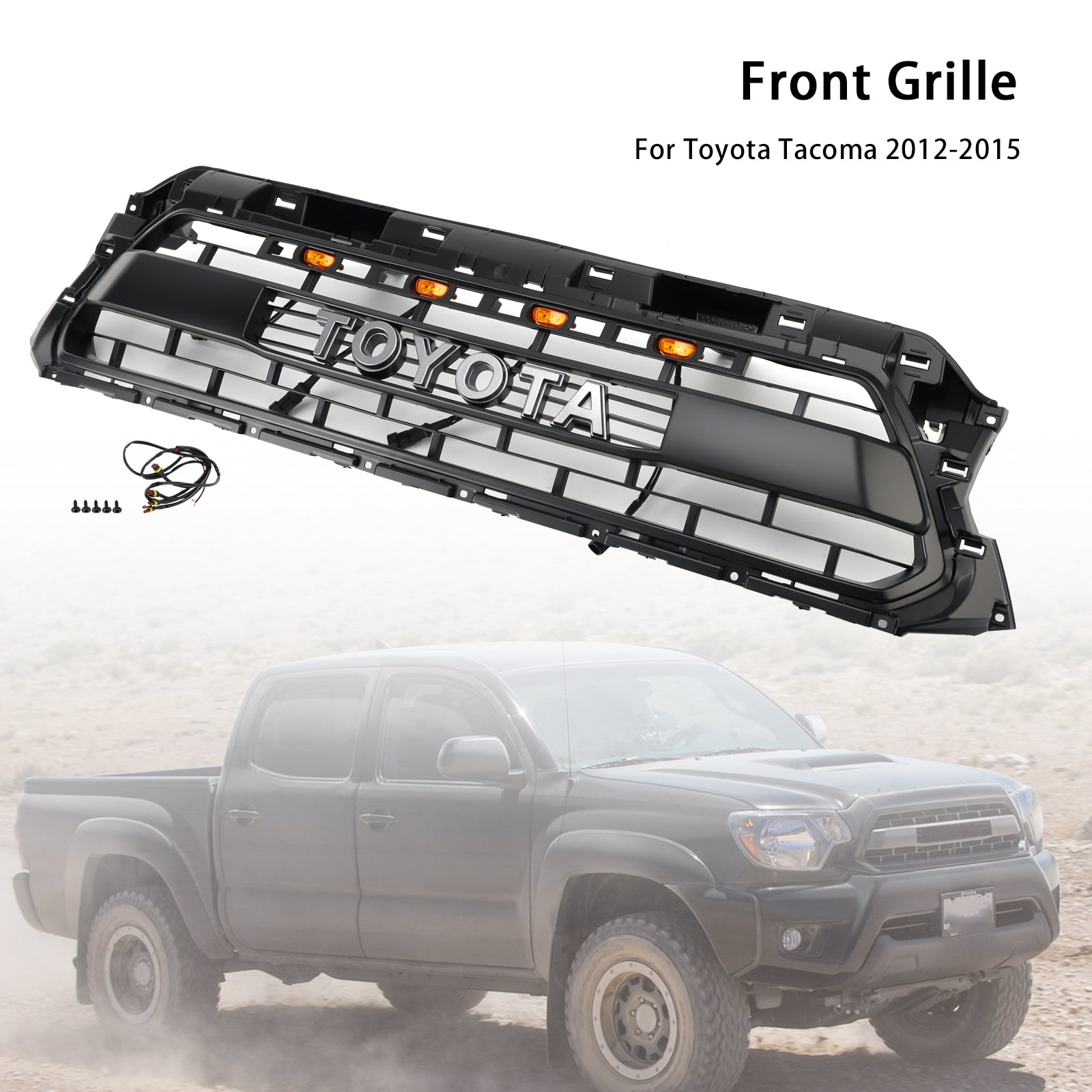 2012-2015 Toyota Tacoma TRD PRO Front Honeycomb Grill Grille PTR54-35150