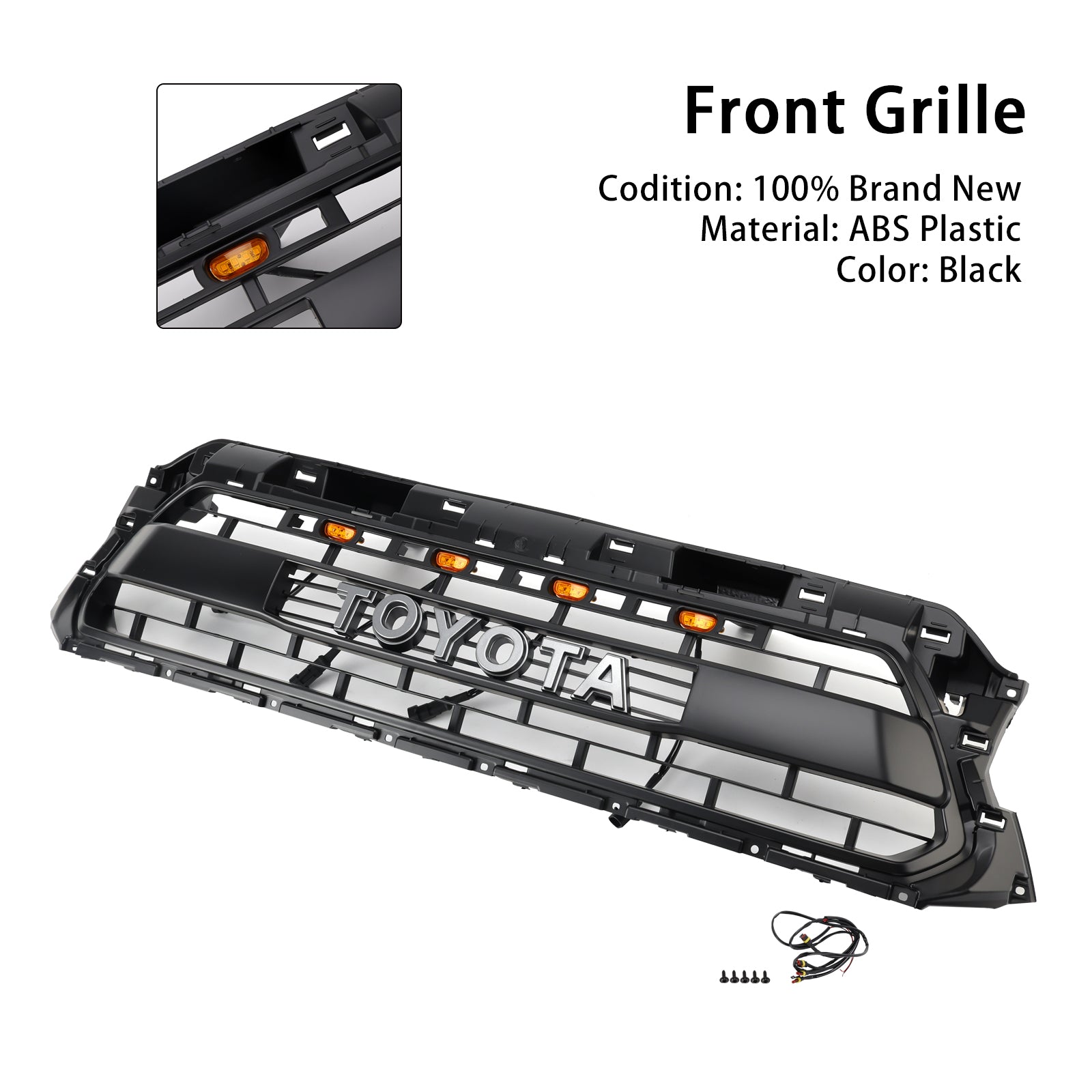 2012-2015 Toyota Tacoma TRD PRO Front Honeycomb Grill Grille PTR54-35150