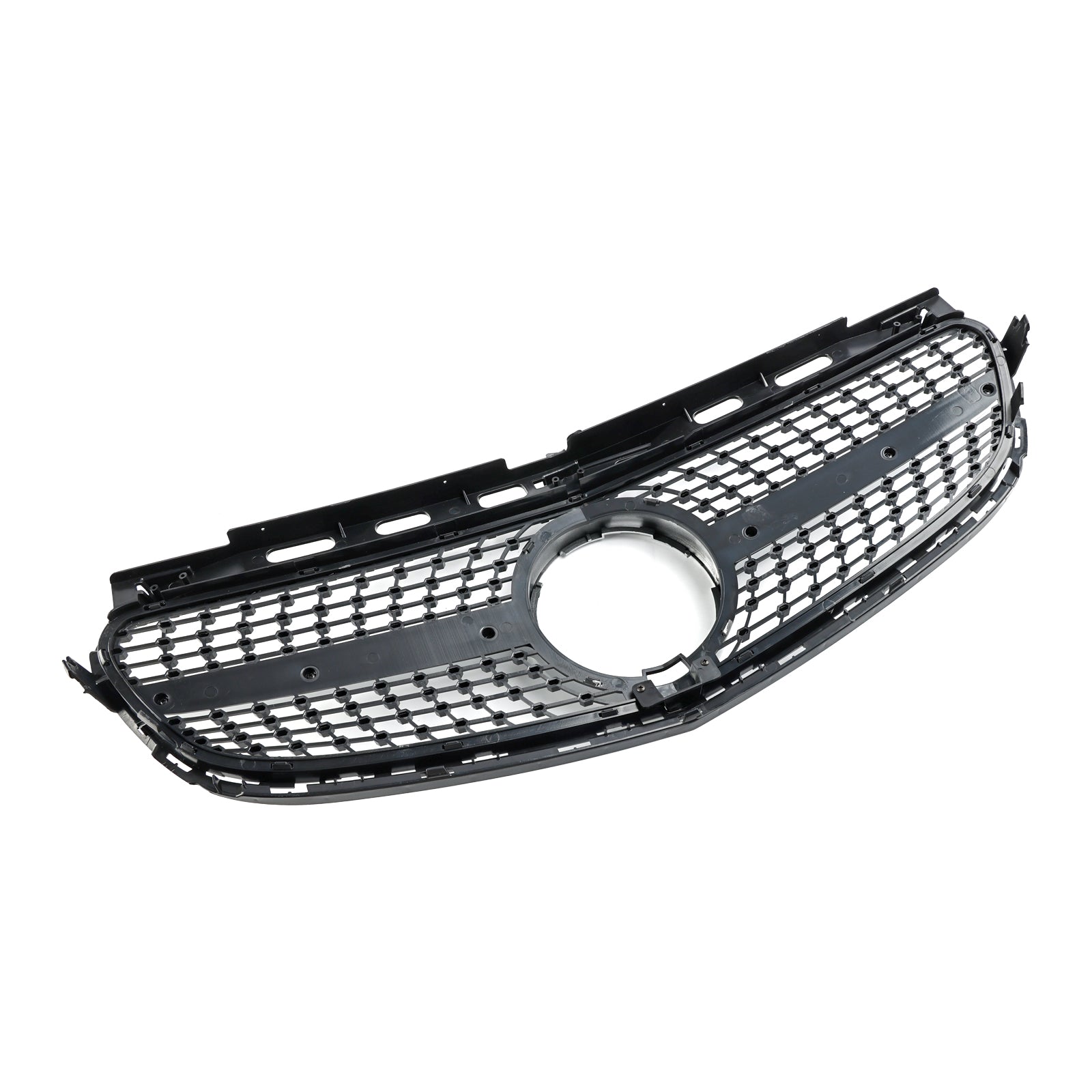 Diamond Front Bumper Grille Grill Fit Mercedes E-Class W212 2013-2016 Facelift
