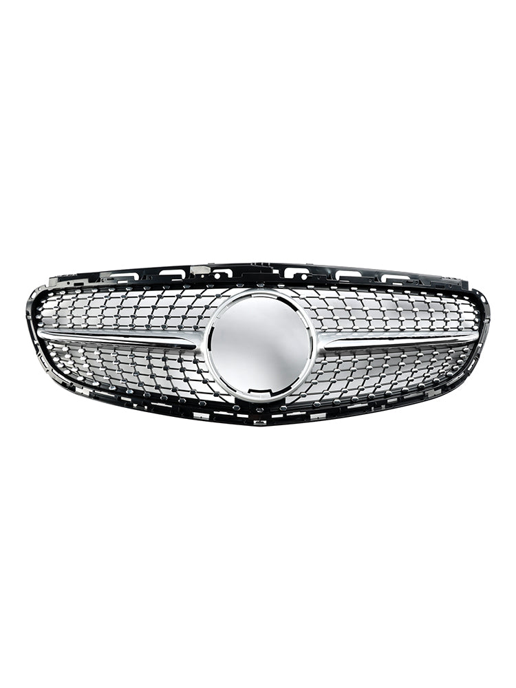 Diamond Front Bumper Grille Grill Fit Mercedes E-Class W212 2013-2016 Facelift