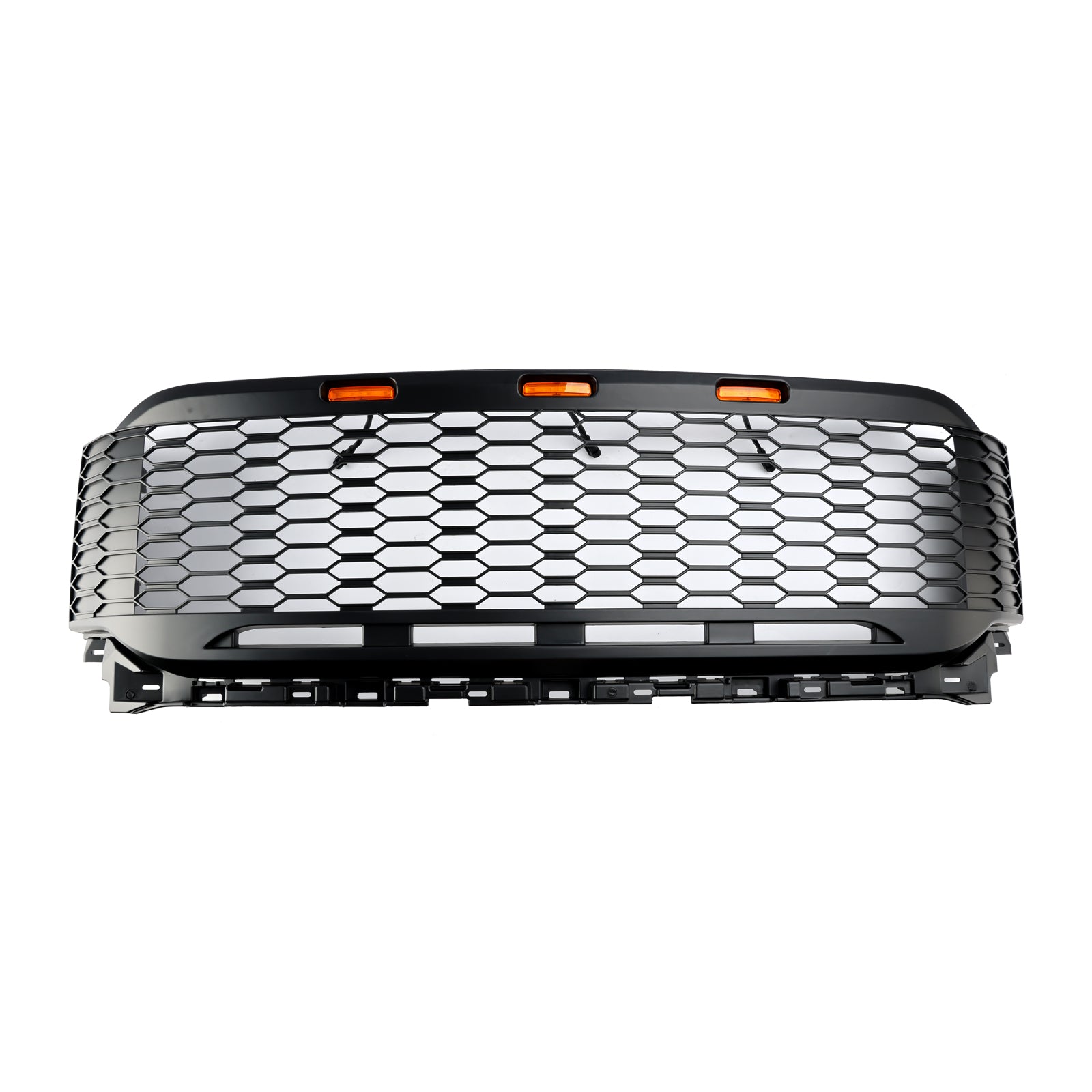 Replacement ABS Front Bumper Grill Grille Fit Ford F150 2021-2023 Raptor W/ LED Without Camera Housing