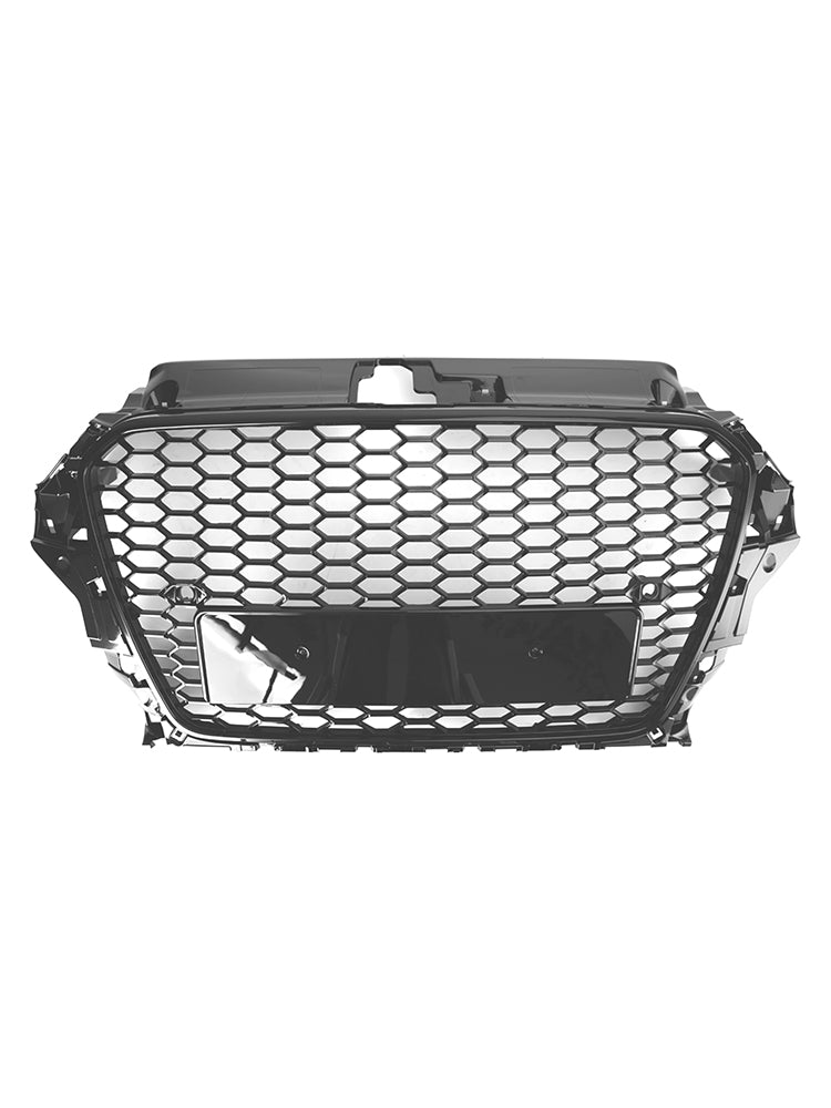 2013-2016 Audi A3 S3 Grill Replacement RS3 Style Front Hood Honeycomb Bumper Grille Generic