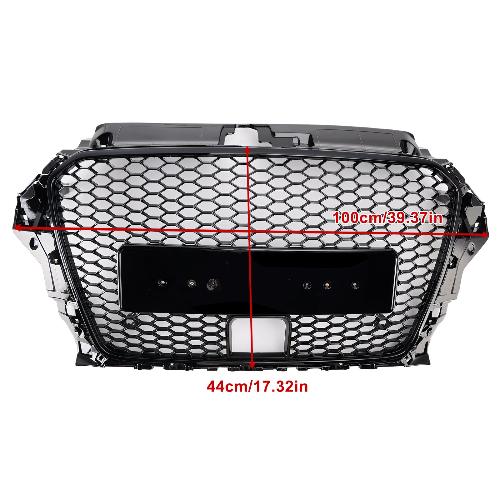 2013-2016 Audi A3 8V1 / Sline / S3 With ACC RS3 Style Front Bumper Grill Grille