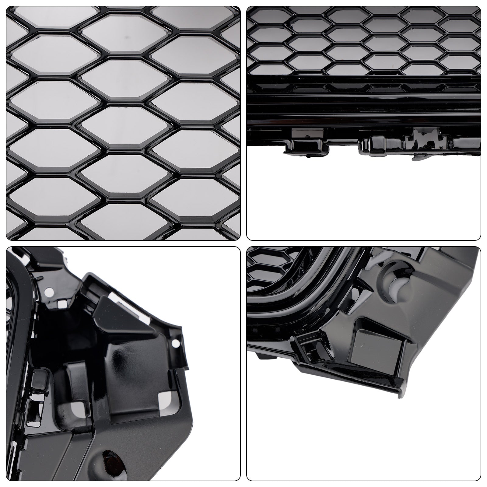 2013-2016 Audi A3 S3 W/Quattro RS3 Style Front Henycomb Bumper Grill Grille