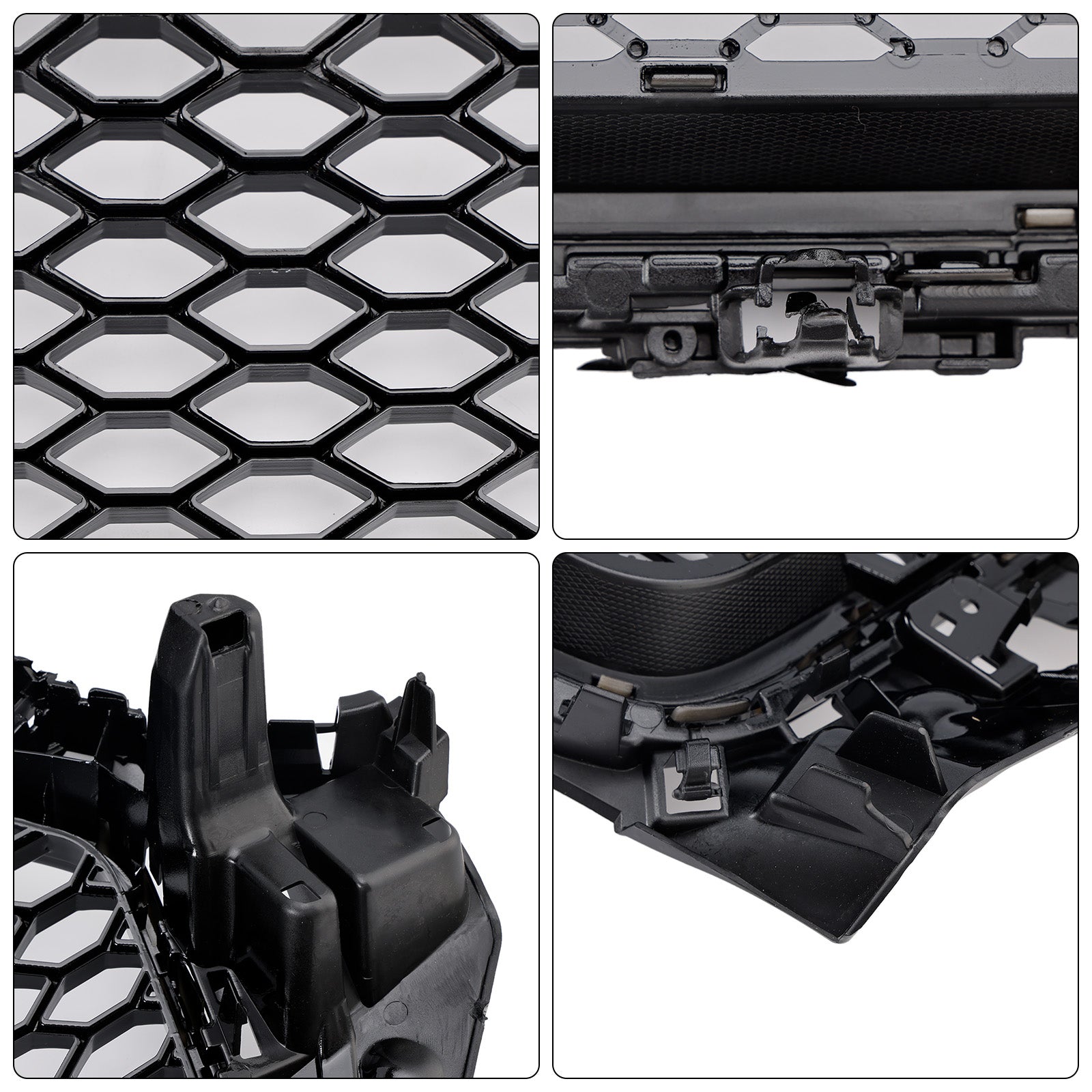 RS3 Style 2013-2016 Audi A3 S3 W/Quattro Front Henycomb Bumper Grill Grille