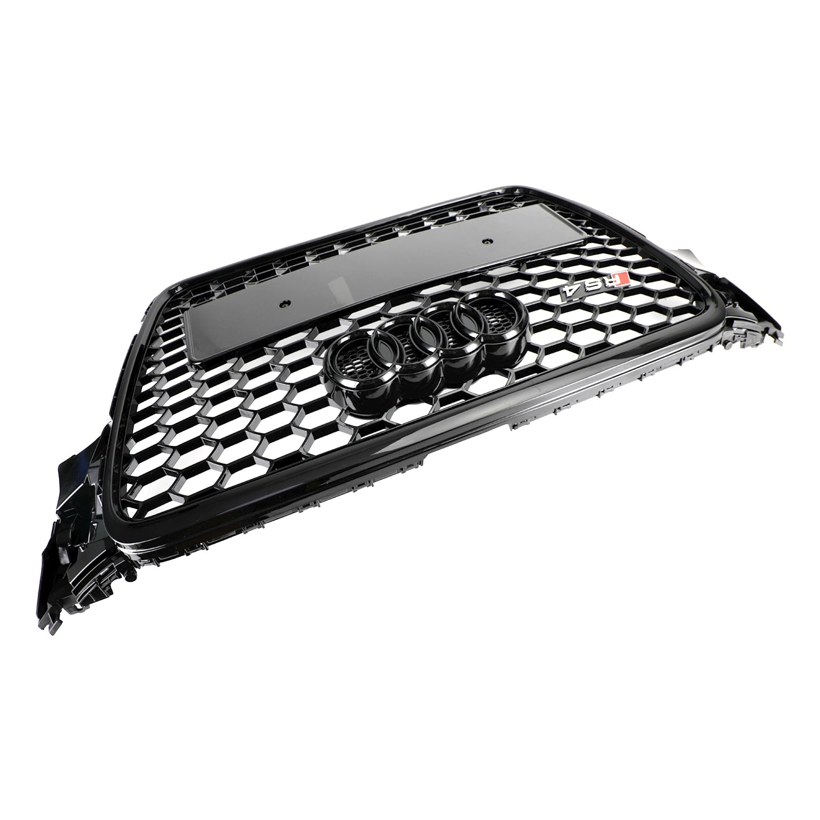 2009-2012 Audi A4/S4 Sline B8 Grill Replacement RS4 Style Honeycomb Sport Mesh Hex Grille Black Generic