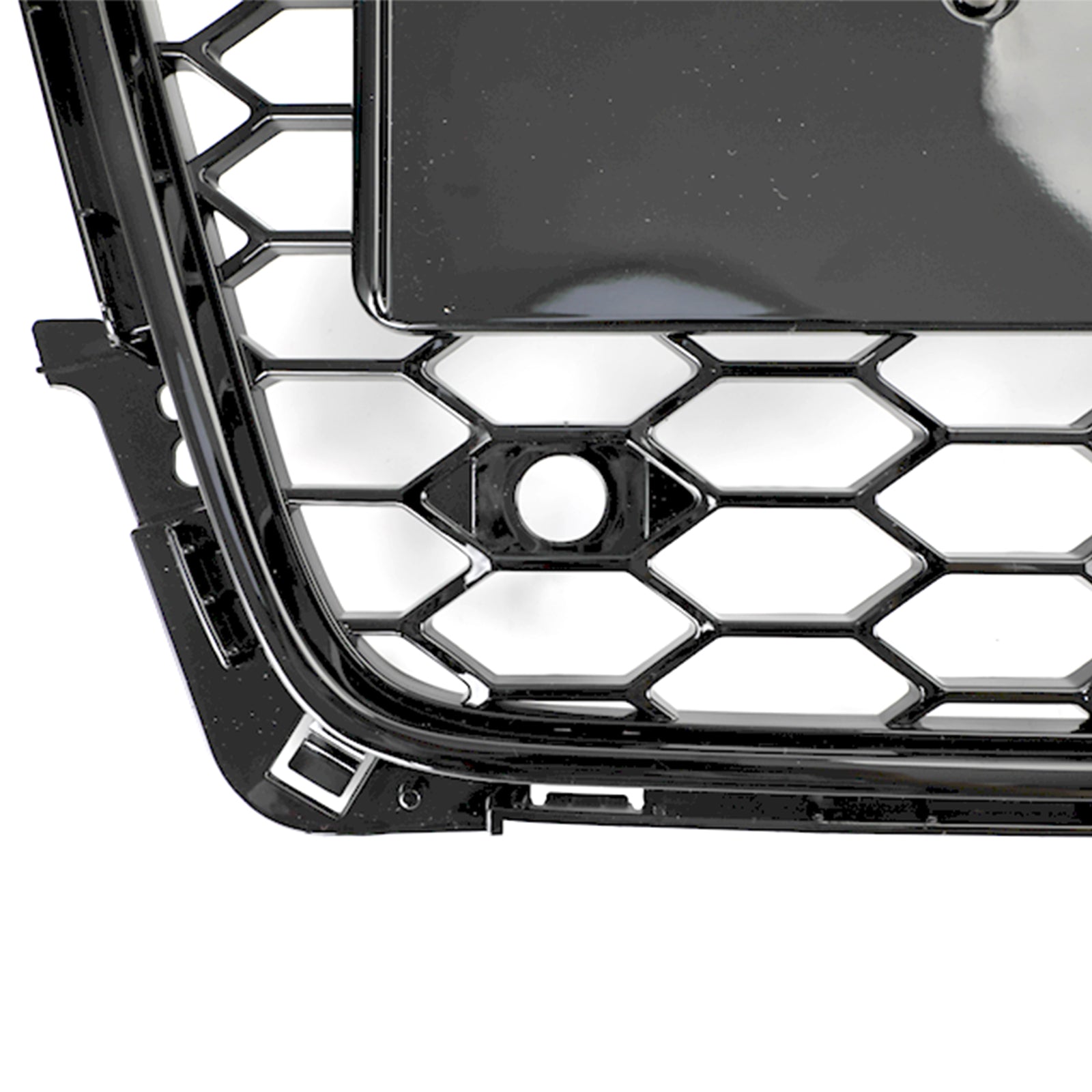 2009-2012 Audi A4/S4 Sline B8 Grill Replacement RS4 Style Honeycomb Sport Mesh Hex Grille Black Generic