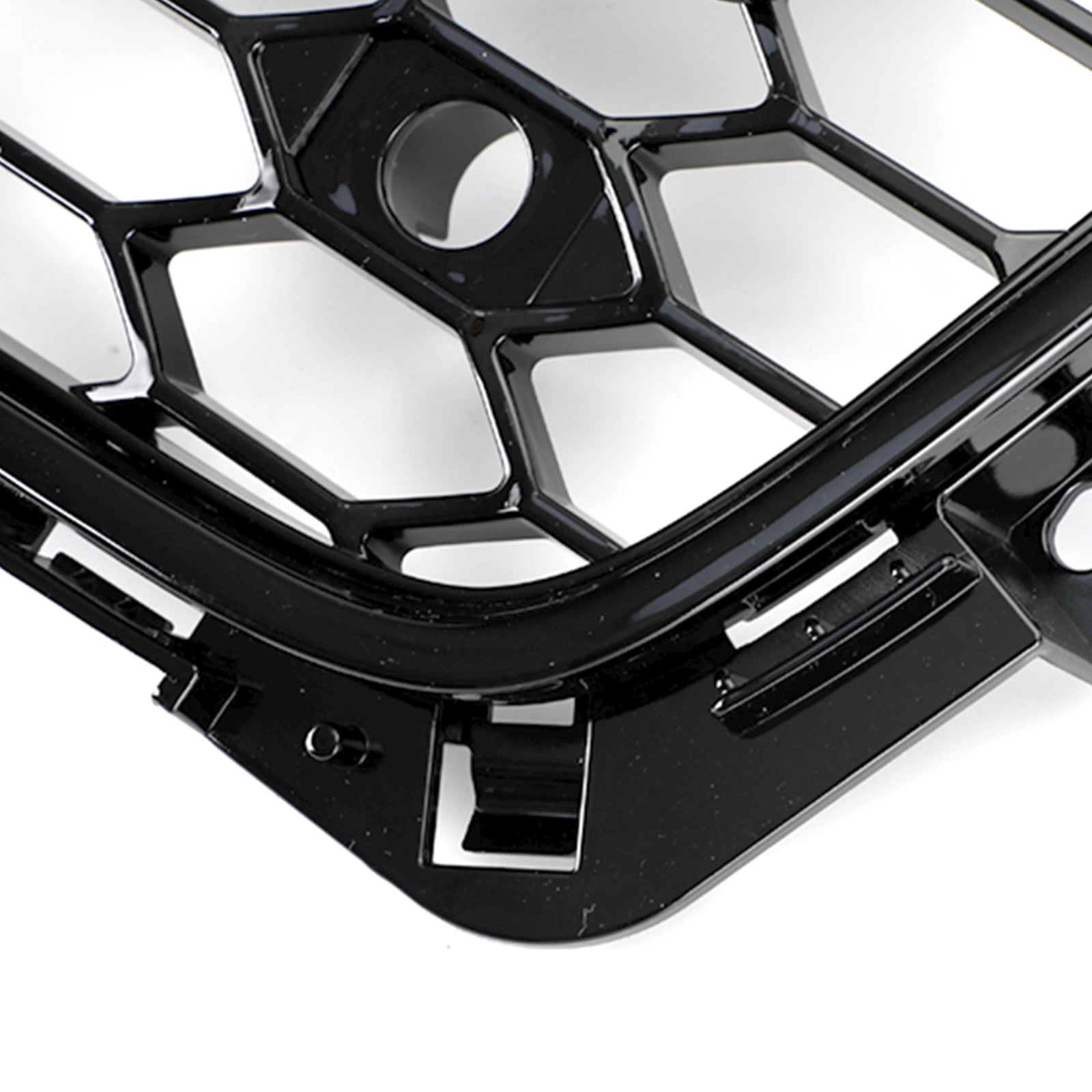 2009-2012 Audi A4/S4 Sline B8 Grill Replacement RS4 Style Honeycomb Sport Mesh Hex Grille Black Generic