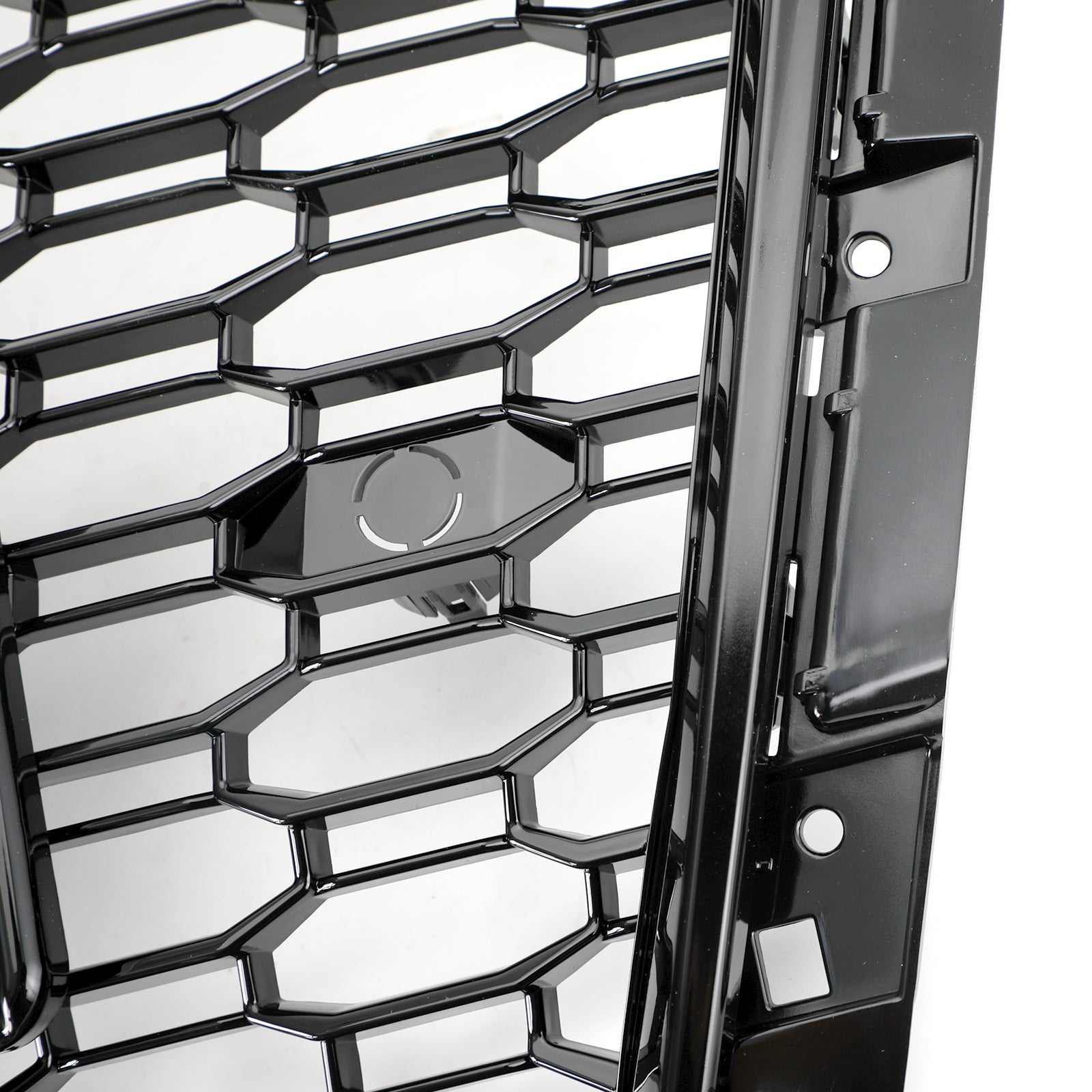 16-19 Audi A4/S4 Black Honeycomb RS4 Style Mesh Hex Grill Replacement Generic