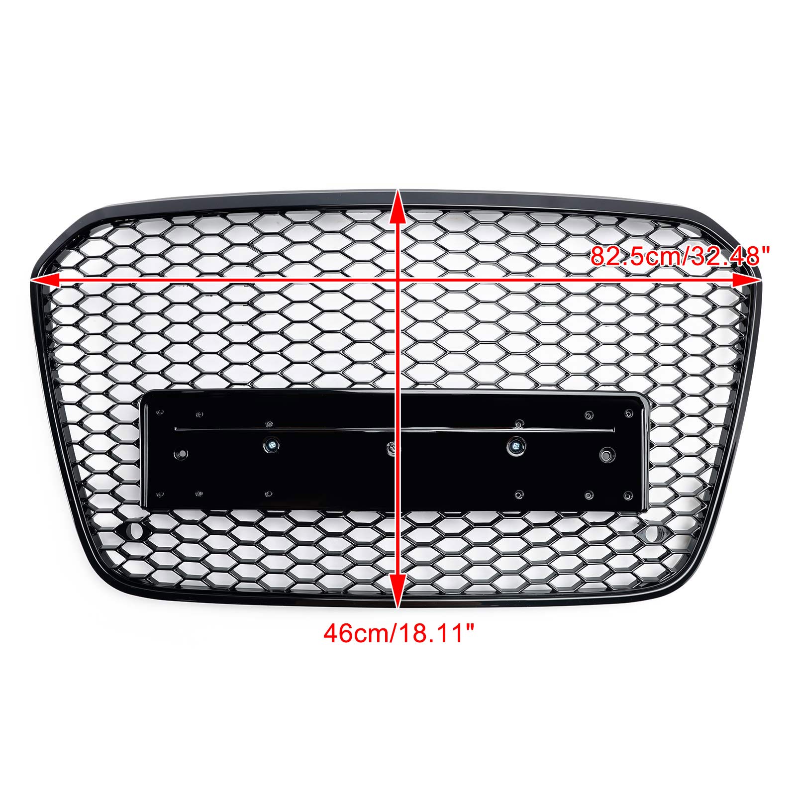 2012 2013 2014 2015 Audi A6 C7 S6 RS6 Style Honeycomb Front Bumper Grille Grill