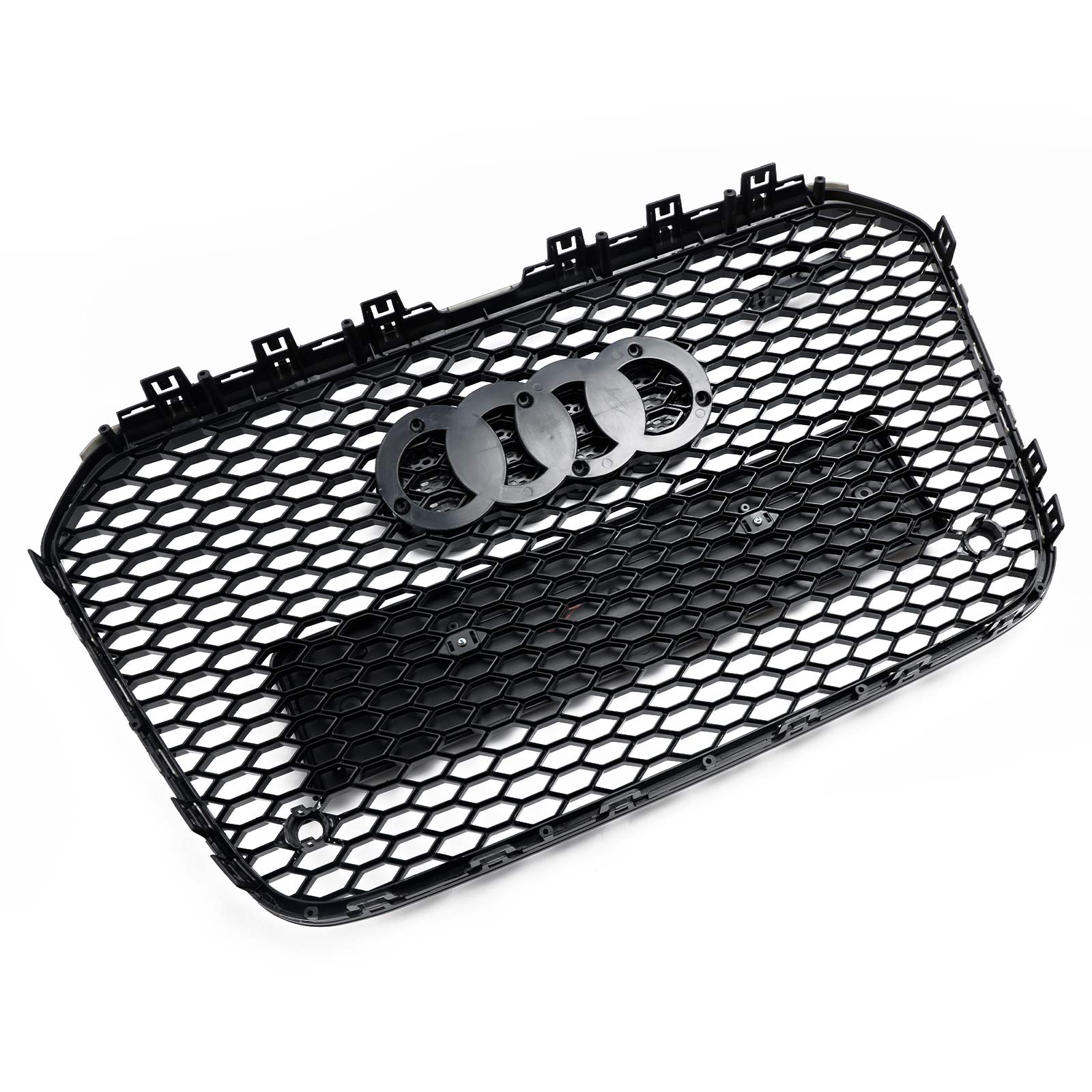 2012 2013 2014 2015 Audi A6 C7 S6 RS6 Style Honeycomb Front Bumper Grille Grill