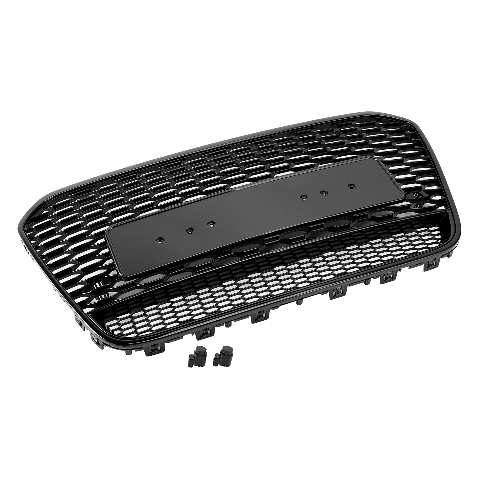 RS6 Style Front Mesh Honeycomb Grill Grille Fit Audi A6 S6 C7 2012-2015