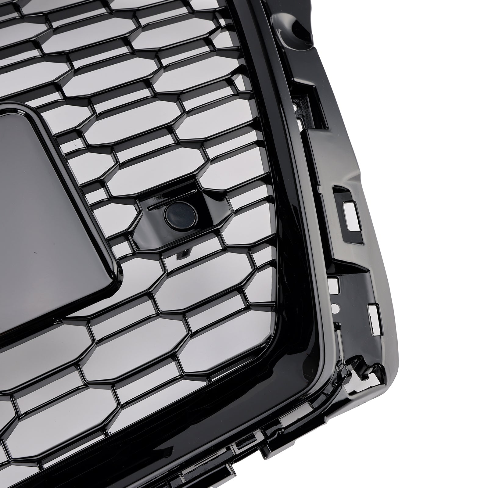 2017-2019 Audi A3 S3 W/ACC RS3 Style Honeycomb Front Grille Grill Black