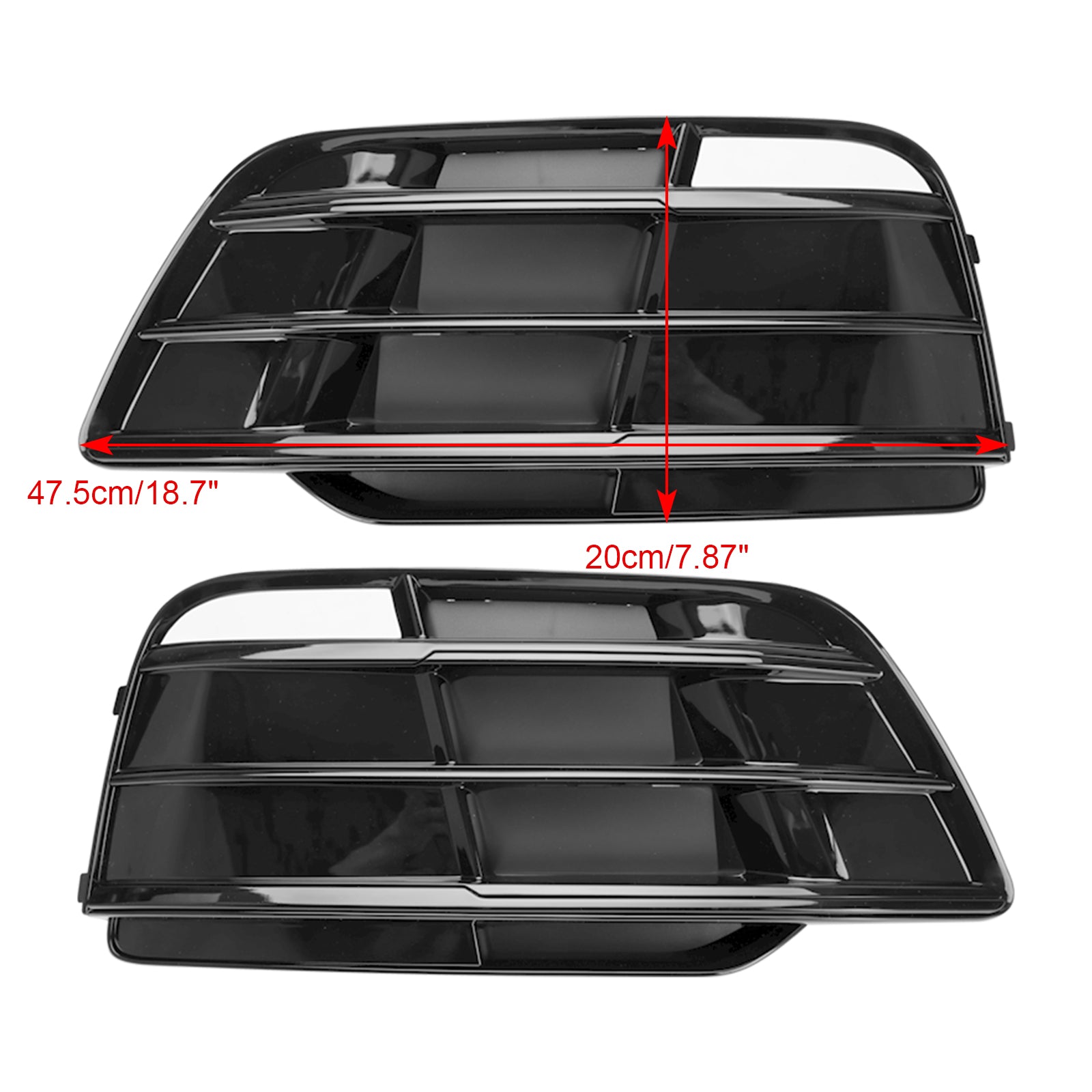 Audi Q5 SQ5 Pre-Facelift 2018-2022 Parrilla de parachoques delantero 80A807679MRU6