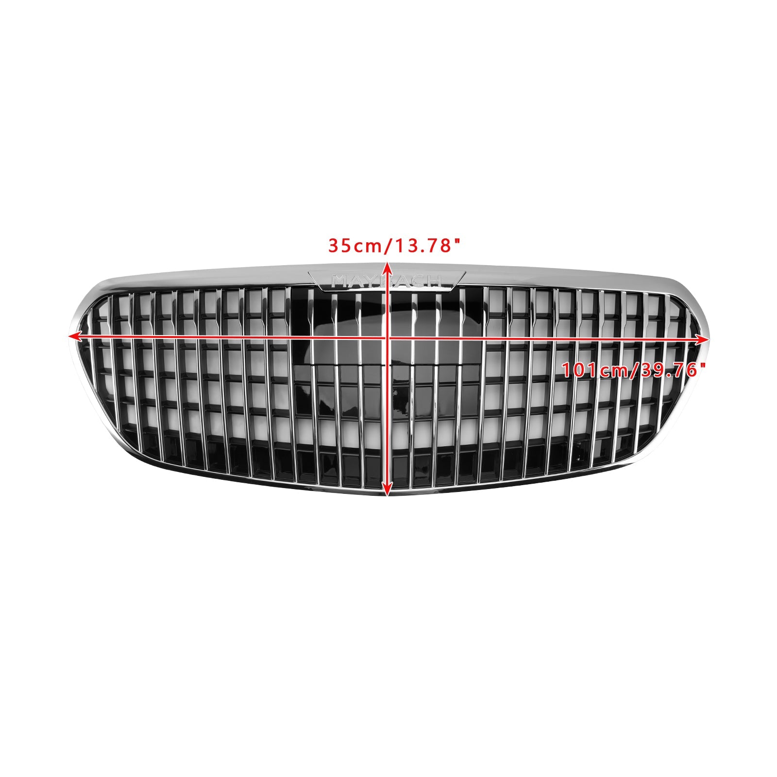 2021-2023 Mercedes Benz S Class W223 S480 S580 S680 + Chrome Front Bumper Grille Grill with ACC
