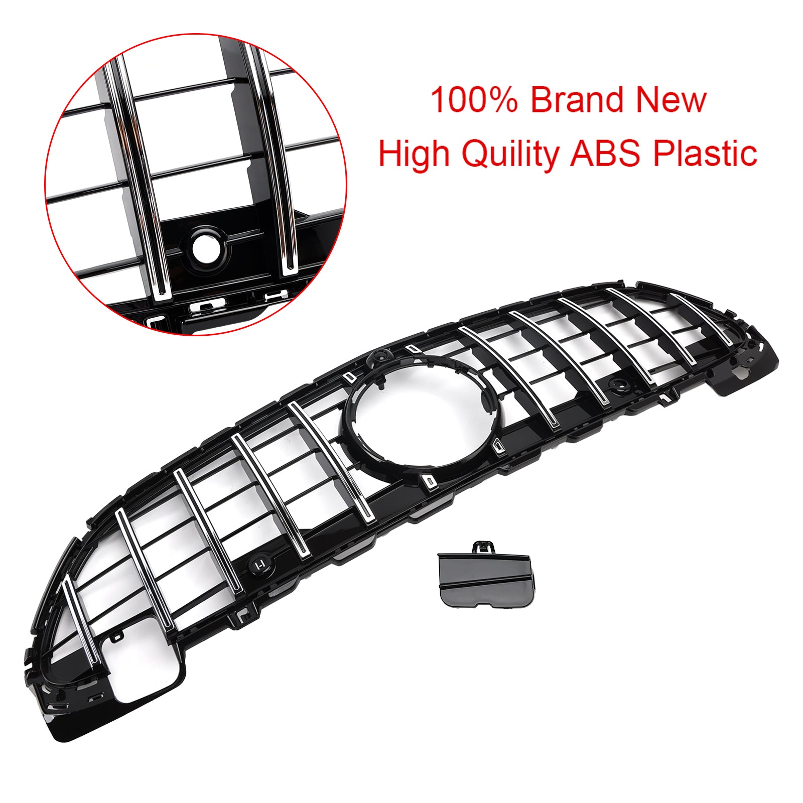 Mercedes Benz W206 2022-2023 GTR Style Front Bumper Grille Grill W/Camera