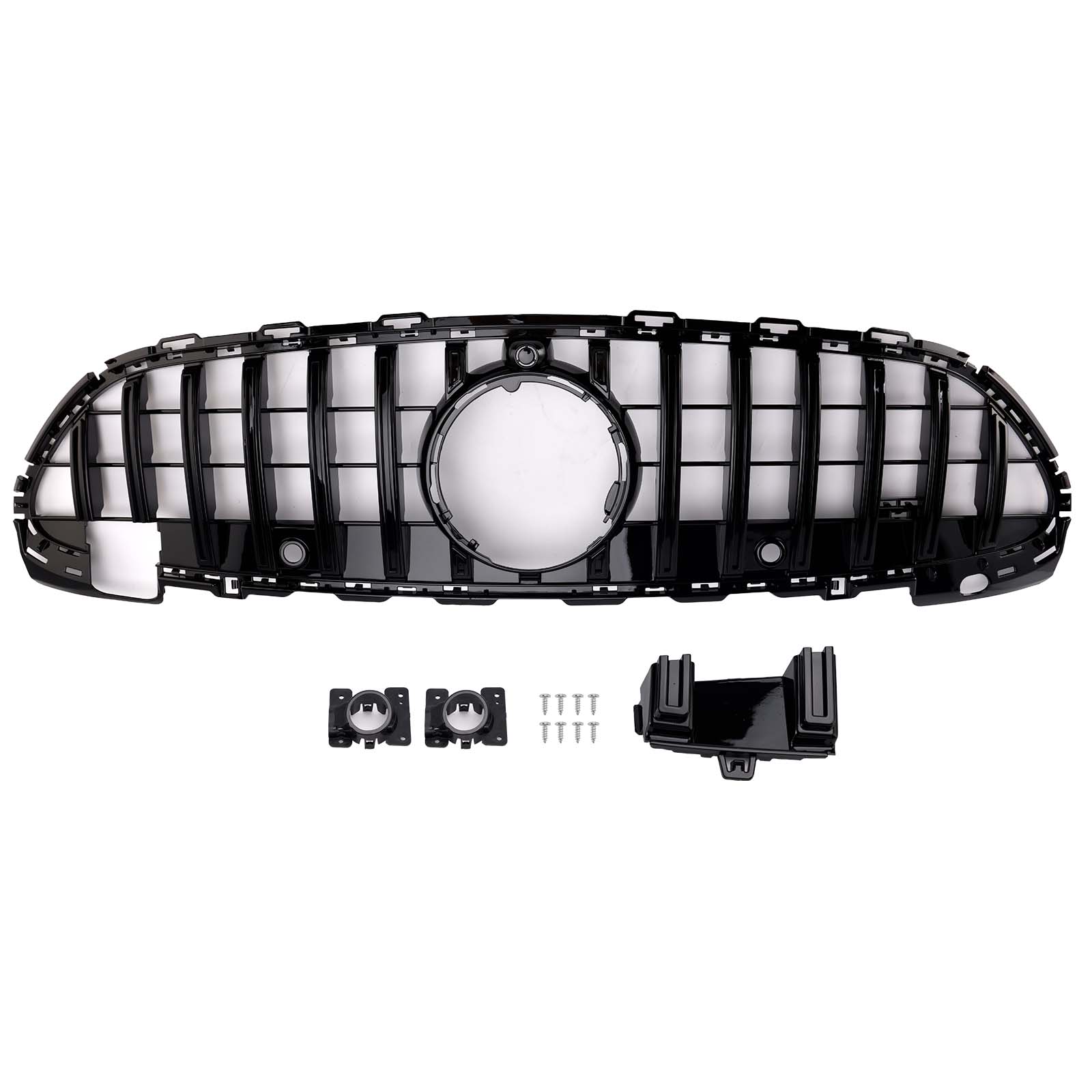 2022-2023 Mercedes Benz W206 W/Camera GTR Style Front Bumper Grille Grill