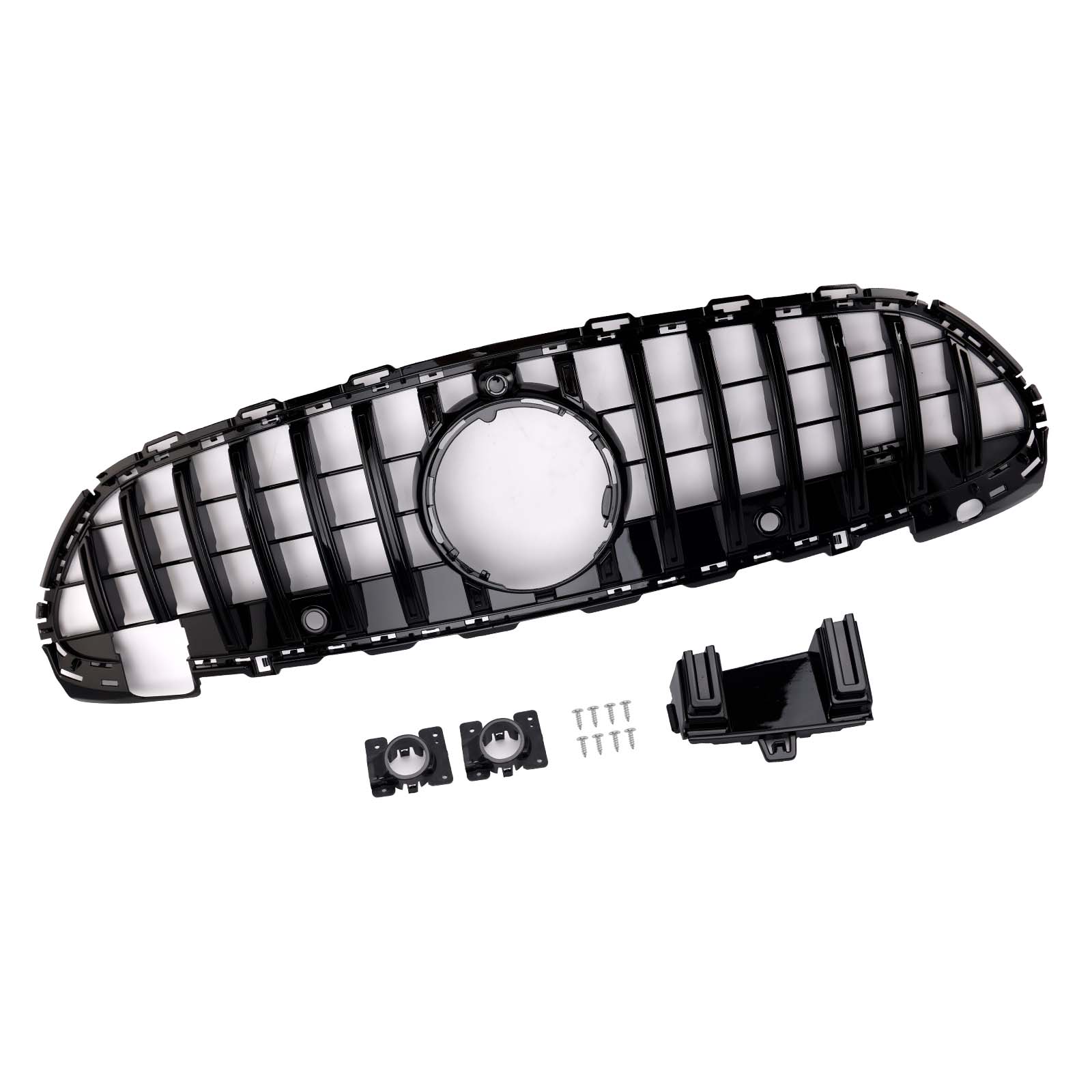 2022-2023 Mercedes Benz W206 W/Camera GTR Style Front Bumper Grille Grill