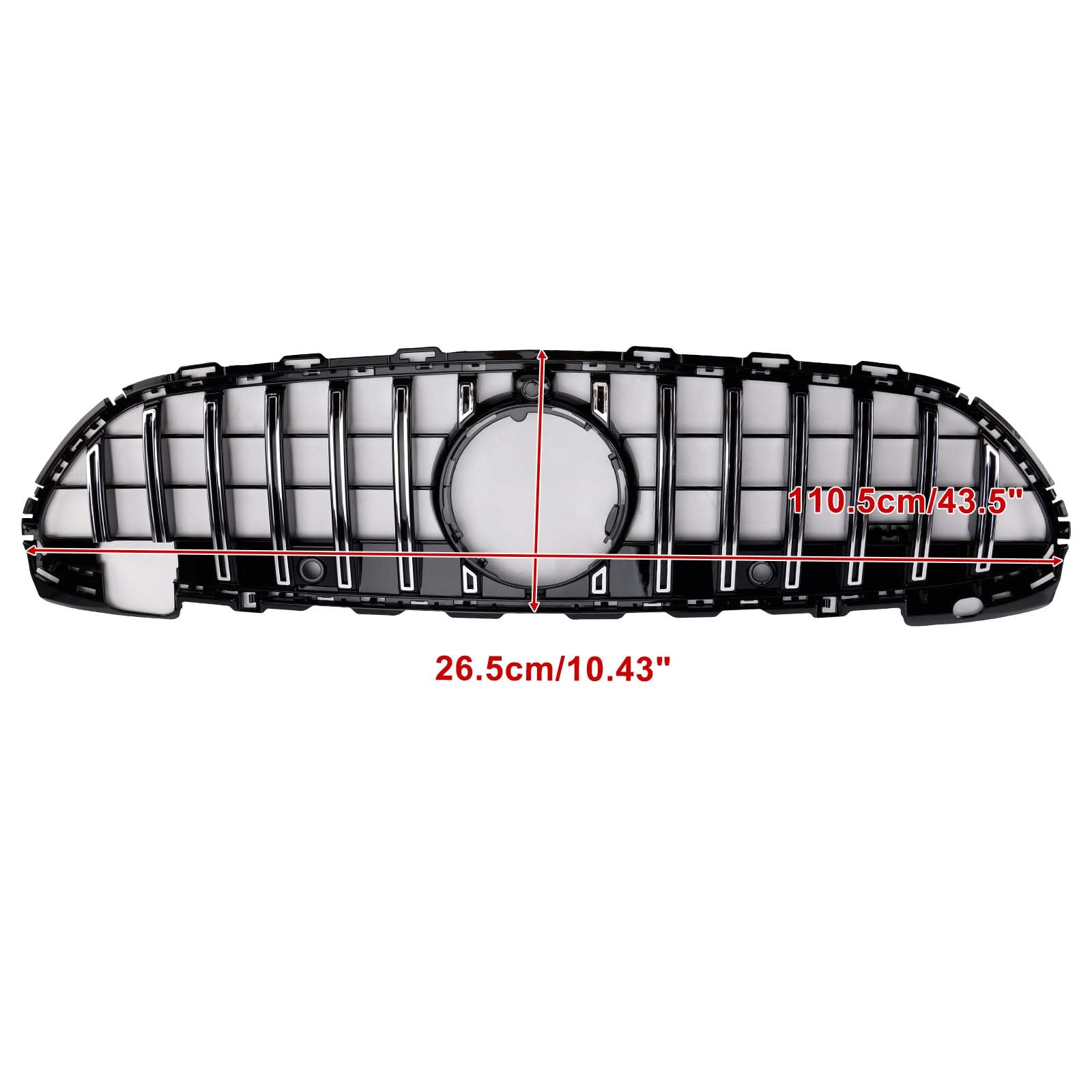 2022-2023 Mercedes Benz W206 W/Camera GT-R Style Front Bumper Grille Grill