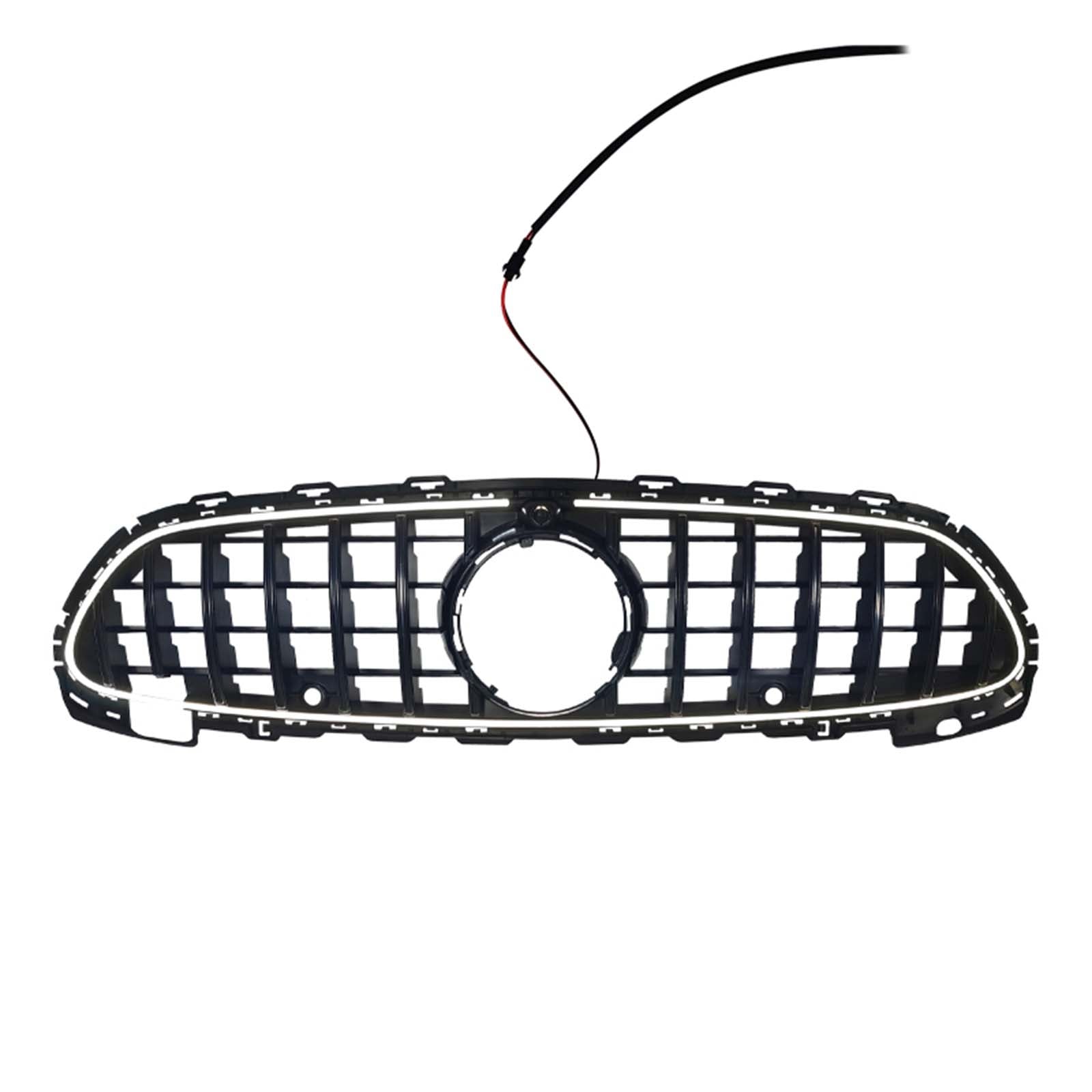 2022-2026 Fit Mercedes Benz W206 W/Camera GTR-Style Front Bumper Grille Grill
