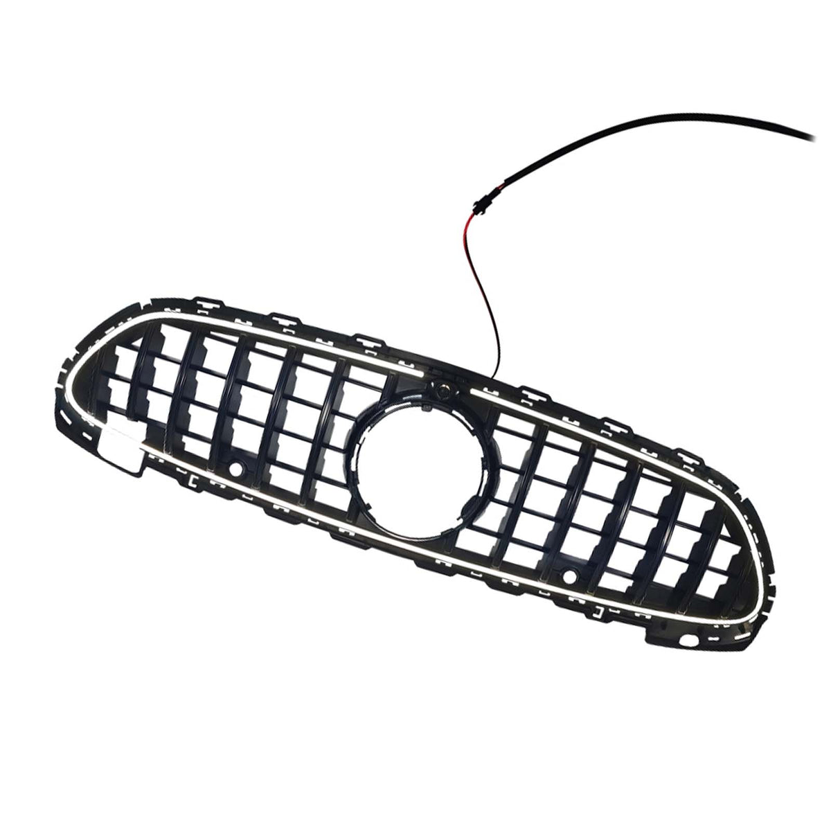 2022-2026 Fit Mercedes Benz W206 W/Camera GTR-Style Front Bumper Grille Grill