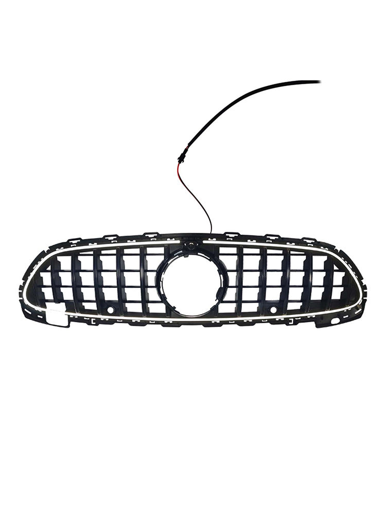 2022-2026 Fit Mercedes Benz W206 W/Camera GTR-Style Front Bumper Grille Grill