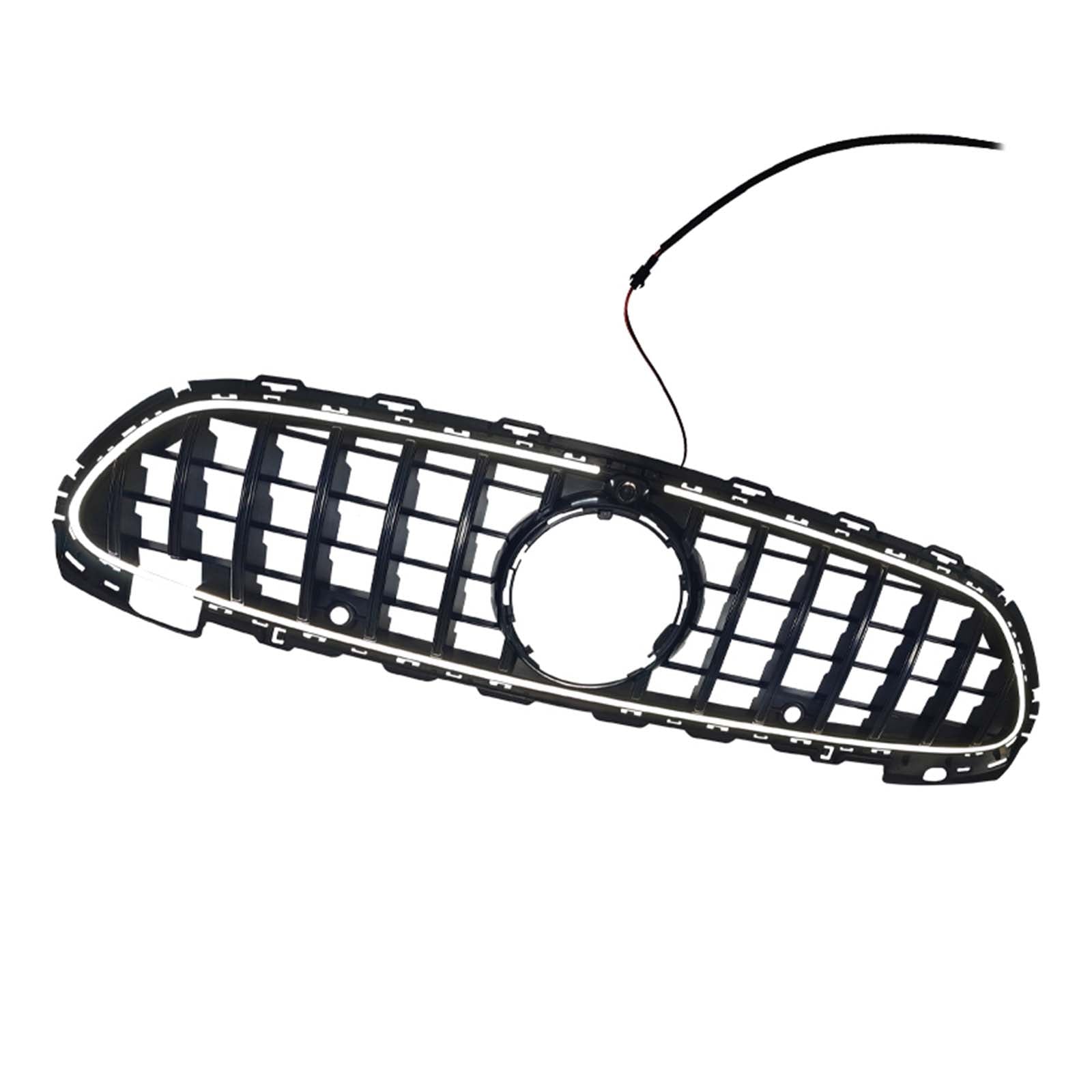 2022-2026 Fit Mercedes Benz W206 W/Camera GTR-Style Front Bumper Grille Grill