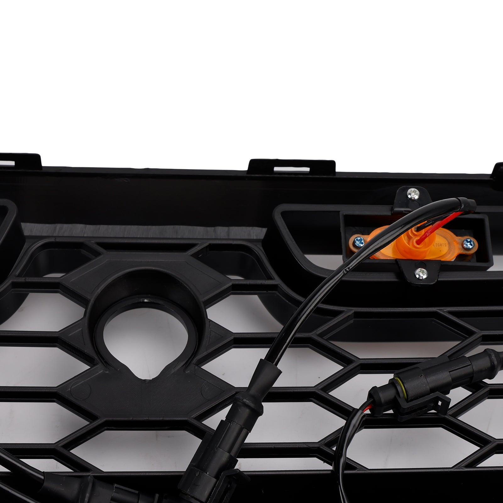 2015-2018 Ford Transit MK8 Raptor W/LED Gloss Black Front Bumper Grille Grill