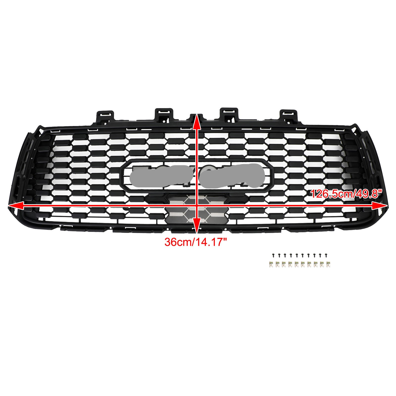 Toyota Tundra | 2010-2013 | TRD PRO Grille | Black + Toyota Letter + Sensor Cover