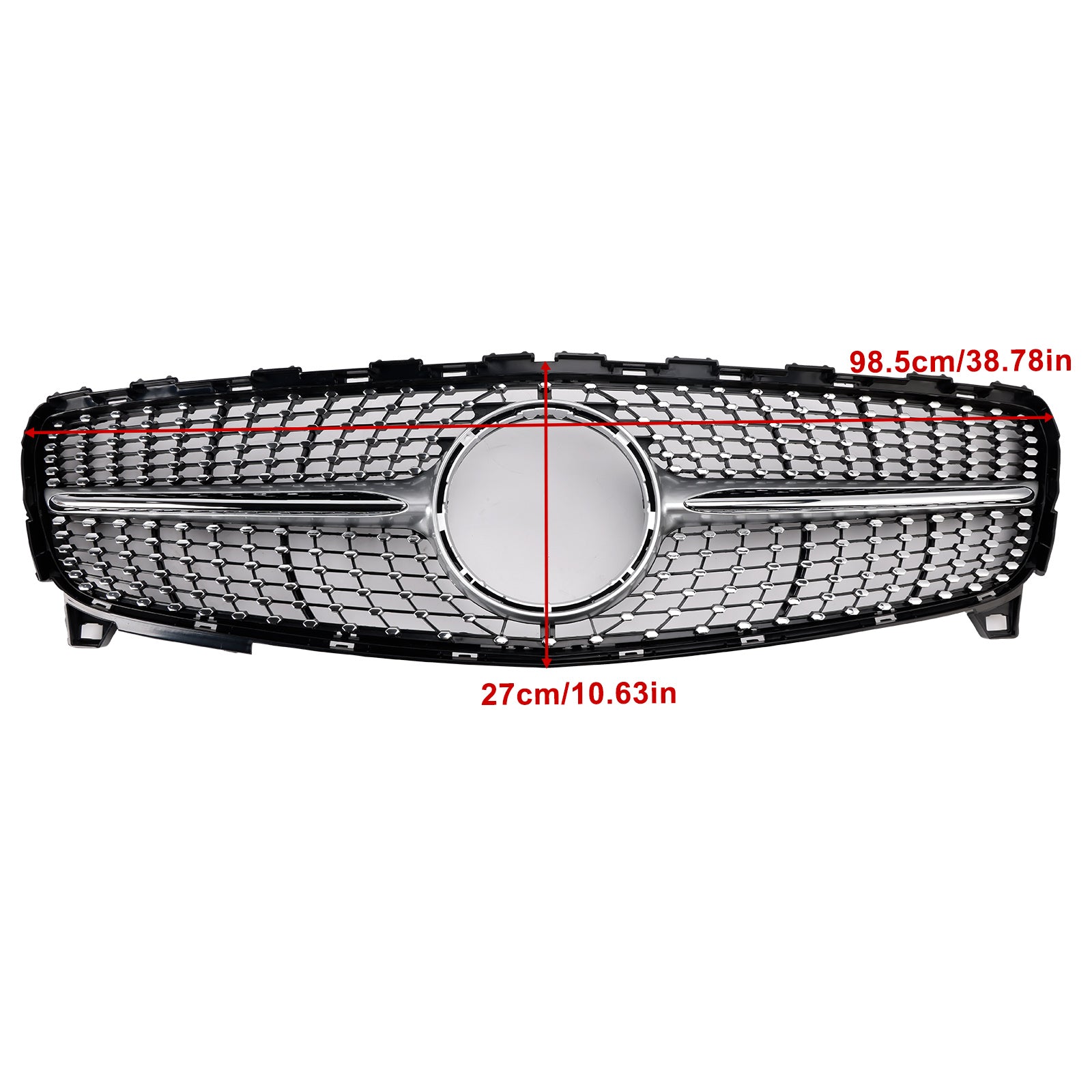 2016-2018 MERCEDES BENZ A CLASS W176 Front Bumper Grill Grille Diamond