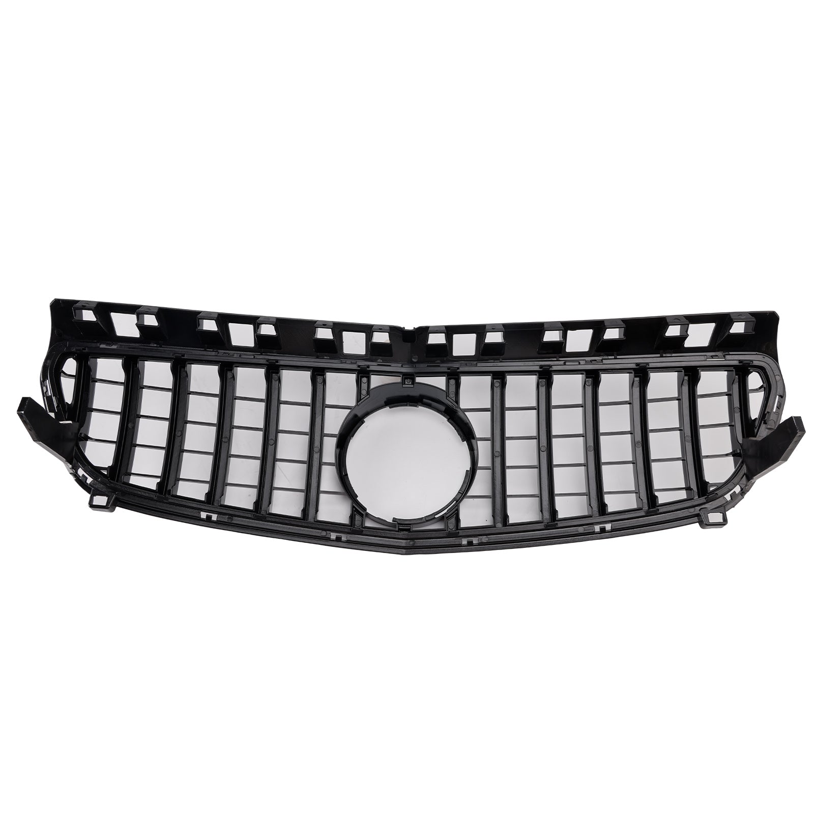 2013-2015 Mercedes Benz A CLASS W176 Gloss Black Front Bumper Grille Grill