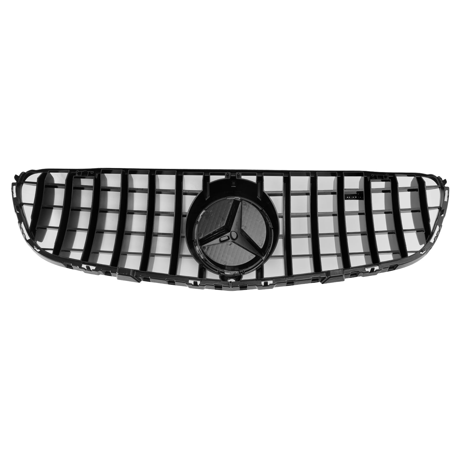 2015-2019 Mercedes Benz GLC X253 C253 Front Bumper Grill Grille Gloss Black