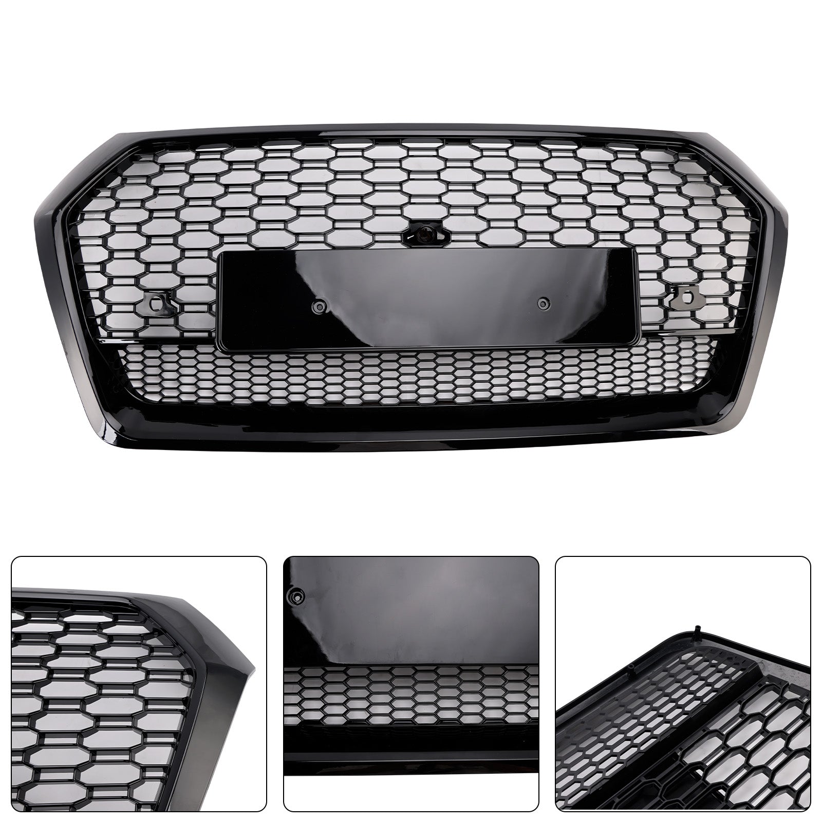 2018-2020 Audi Q5 SQ5 RSQ5 Style Front Honeycomb Mesh Grille Grill