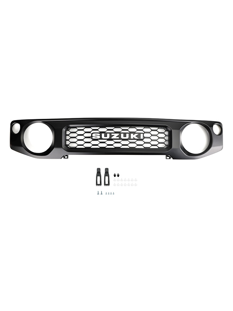 Suzuki Jimny JB74 2019-2023 Honeycomb Front Bumper Grill Grille Black
