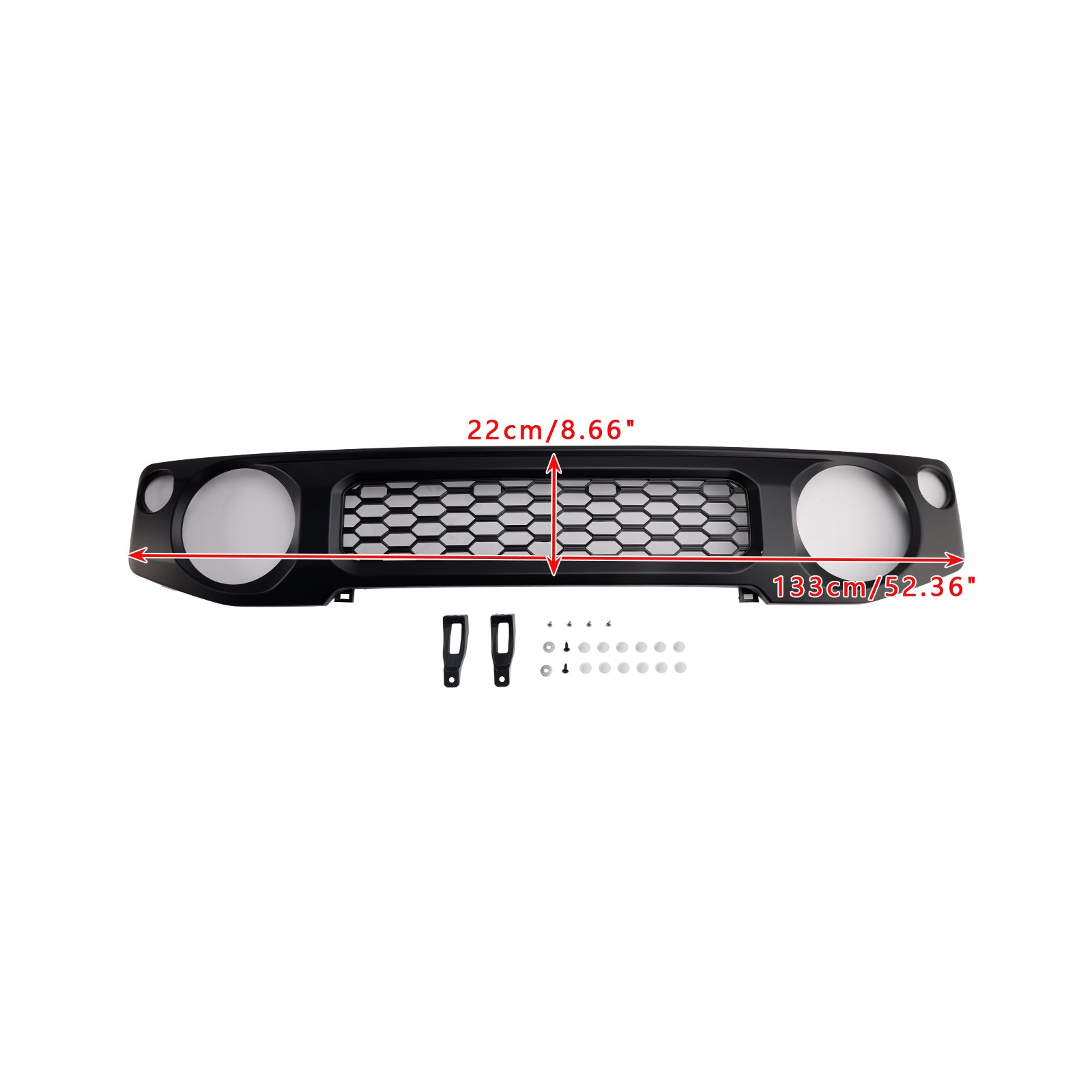 Suzuki Jimny JB74 2019-2023 Honeycomb Front Bumper Grill Grille Black