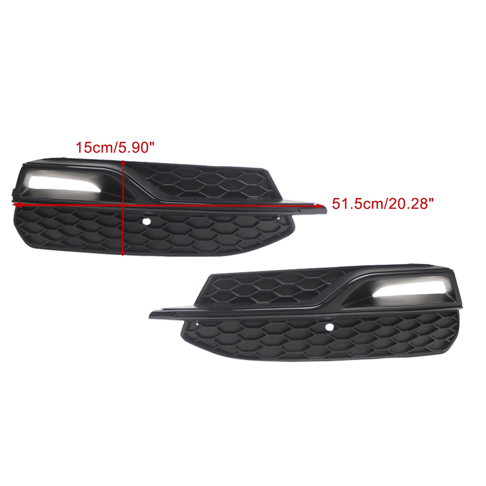 2013-2016 AUDI A3 S3 S-Line Front Lower Fog Light Cover Grill Grille