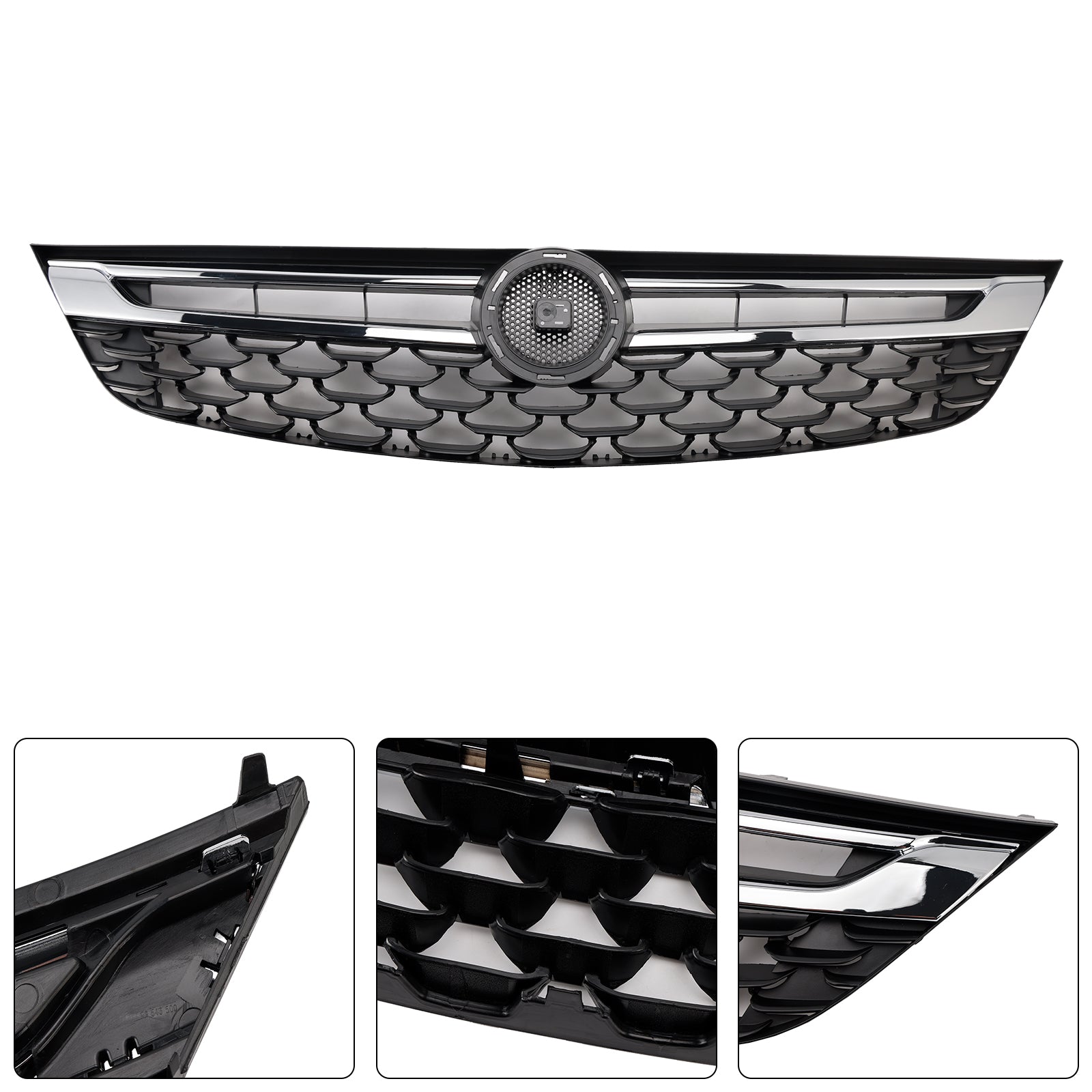 2015-2019 OPEL ASTRA K Facelift Front Bumper Grill Grille 13464791 Black Chrome