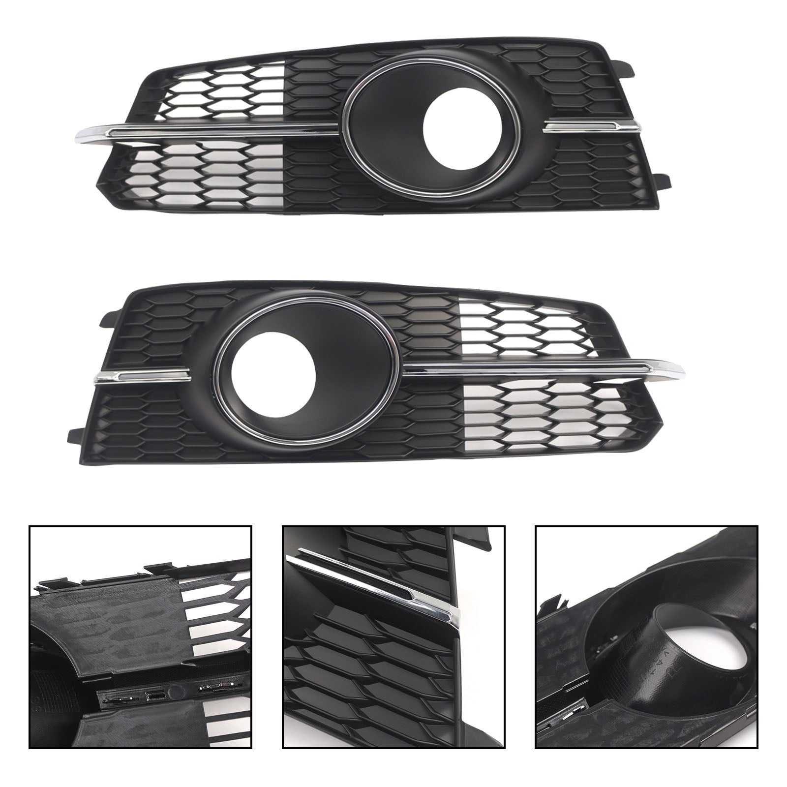 Fog Light Front Bumper Lower Grill 4G0807682AG Fit AUDI A6 4G C7 A6l 2016-18