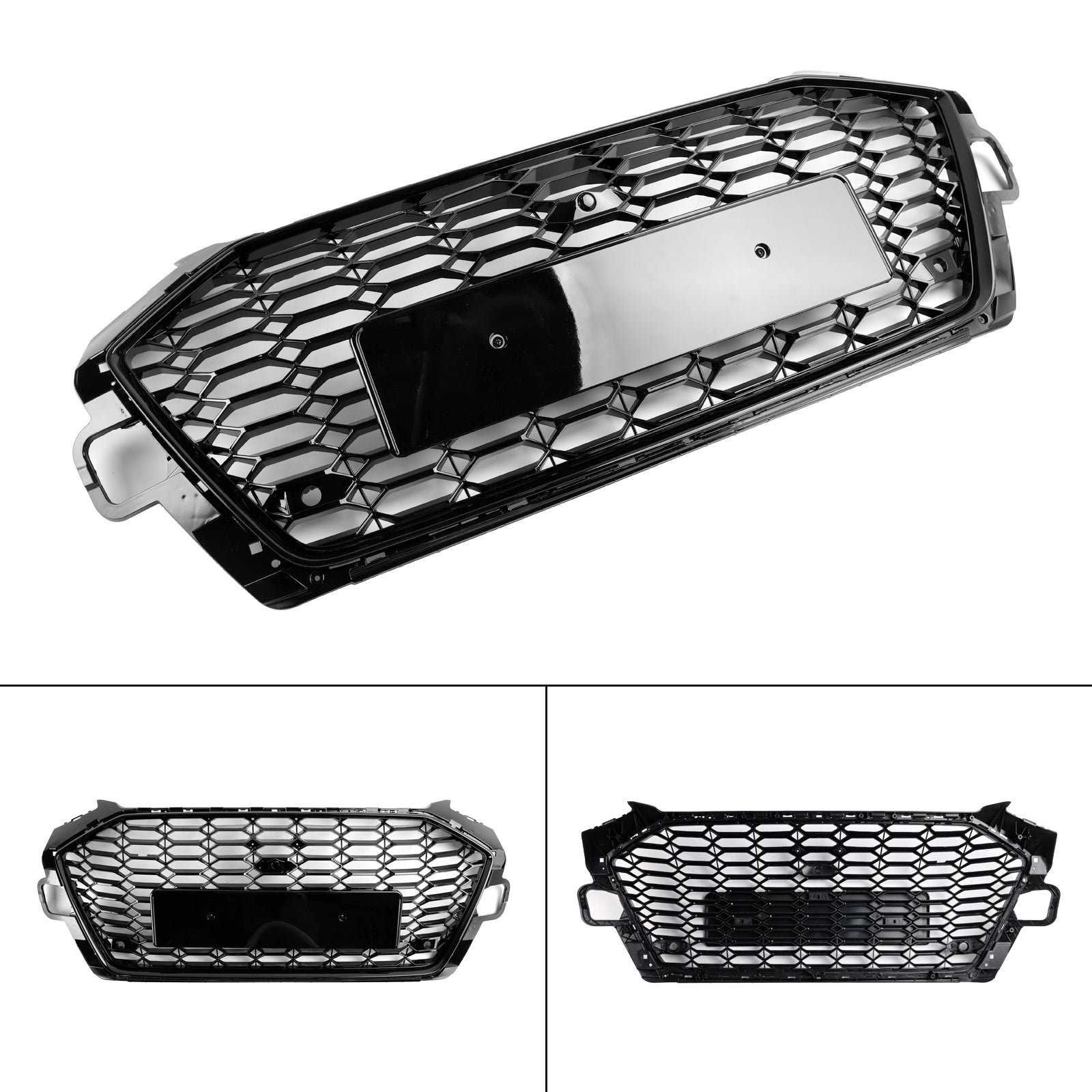 Audi A4 S4 B9.5 2020-2022 RS4 Style Front Bumper Grill Grille 8W0853651D