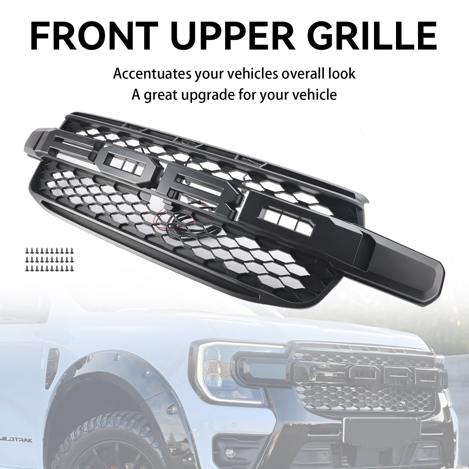 Ford Ranger Everest Next Gen Wildtrak 2023-2025 Front Bumper Grill Grille