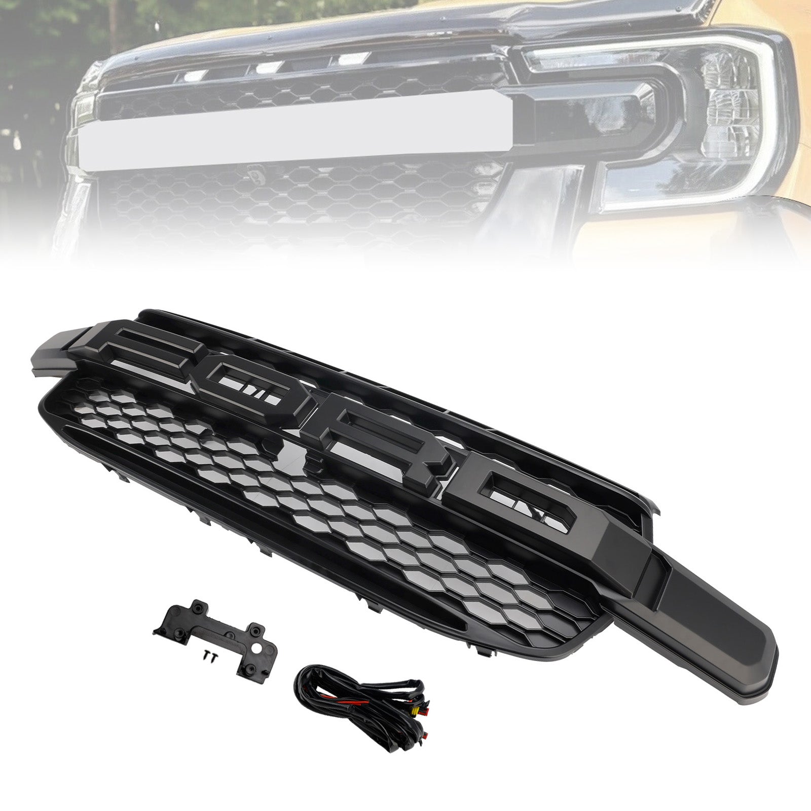 2023-2025 Ford Ranger Everest Next Gen Wildtrak Front Bumper Grill Grille