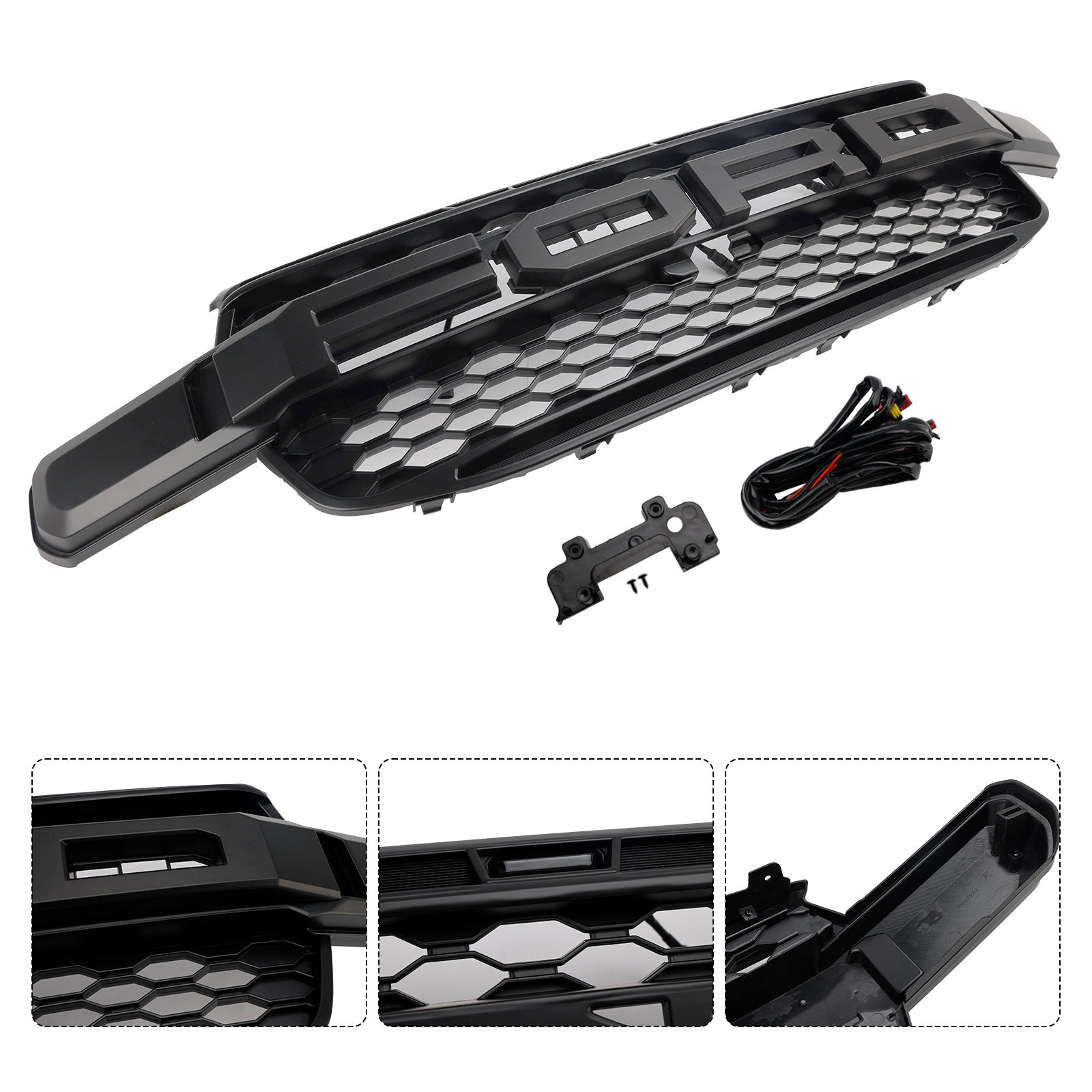 2023-2025 Ford Ranger Everest Next Gen Wildtrak Front Bumper Grill Grille