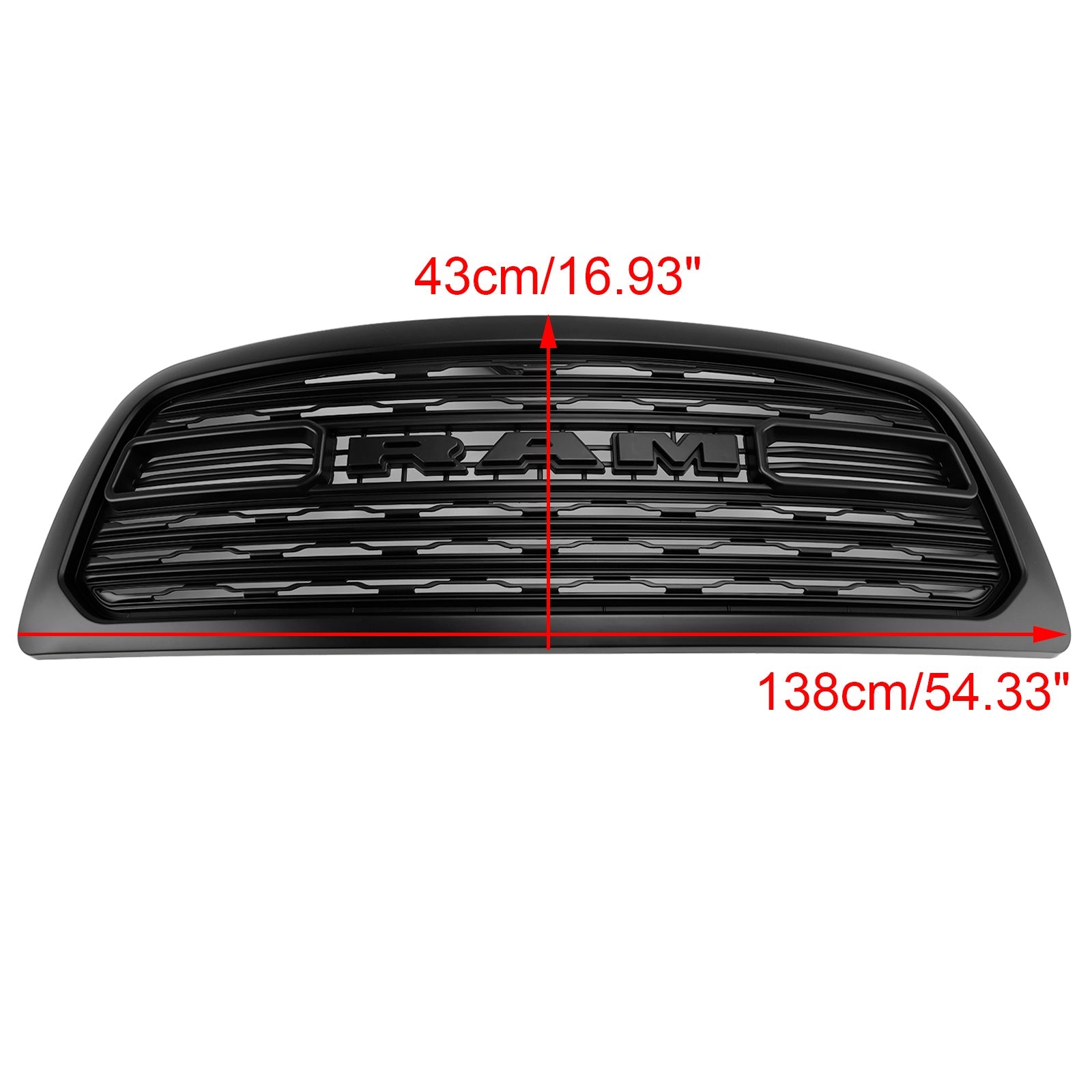 2009-2012 Dodge Ram 1500 W/ Led Light LTD Style Front Bumper Grill Grille