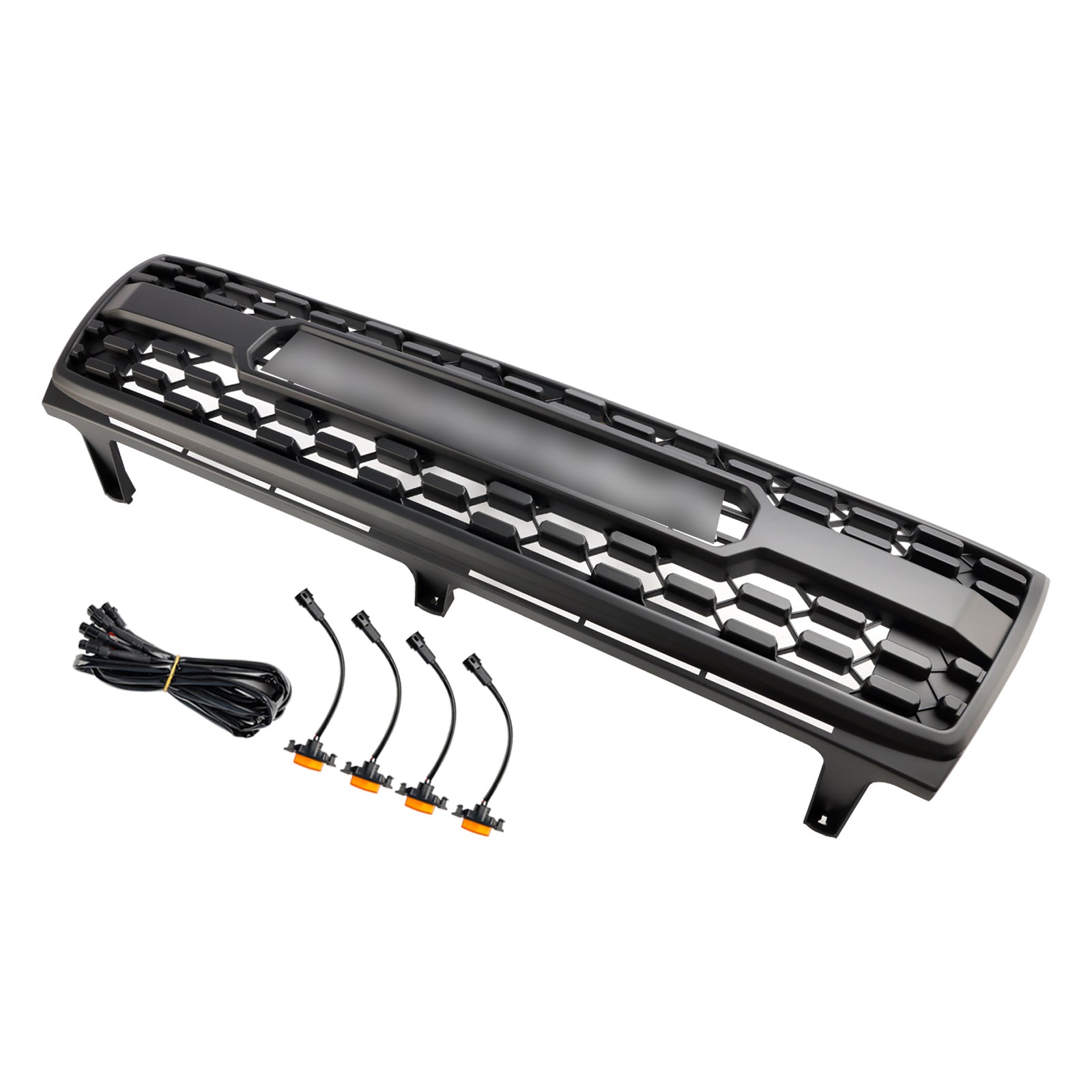 Honeycomb Front Bumper Grill Grille Fit Toyota Tacoma 1997-2000 TRD PRO With LED Lights