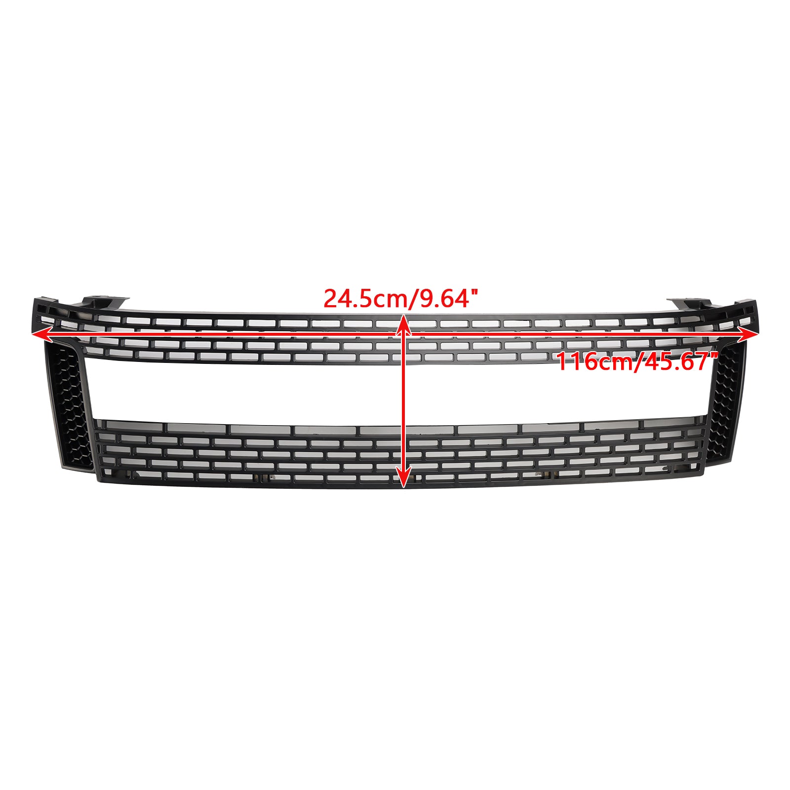 Matt Black Front Bumper Grill Grille Fit 2012-2014 Ford Ranger T6