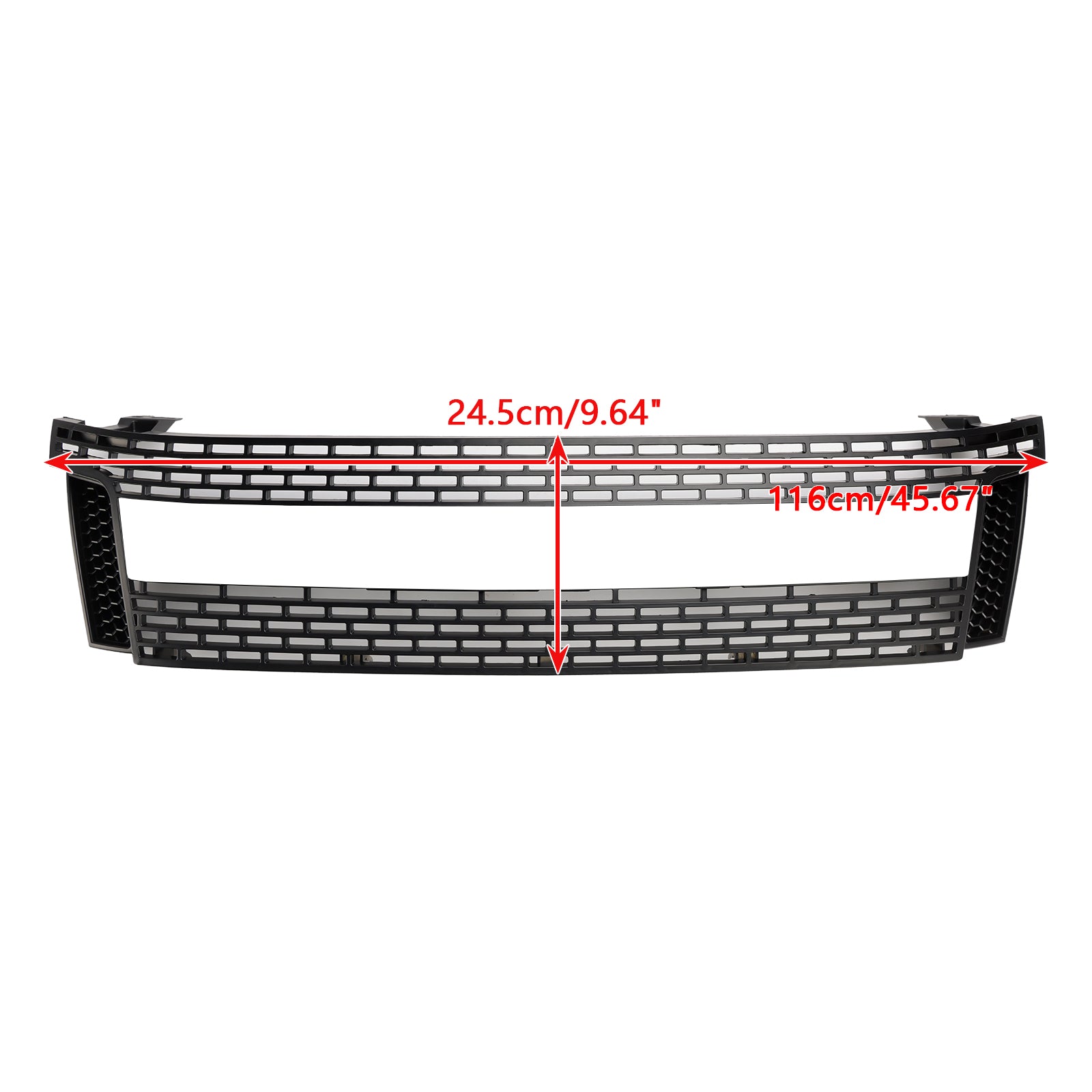 Matt Black Front Bumper Grill Grille Fit 2012-2014 Ford Ranger T6