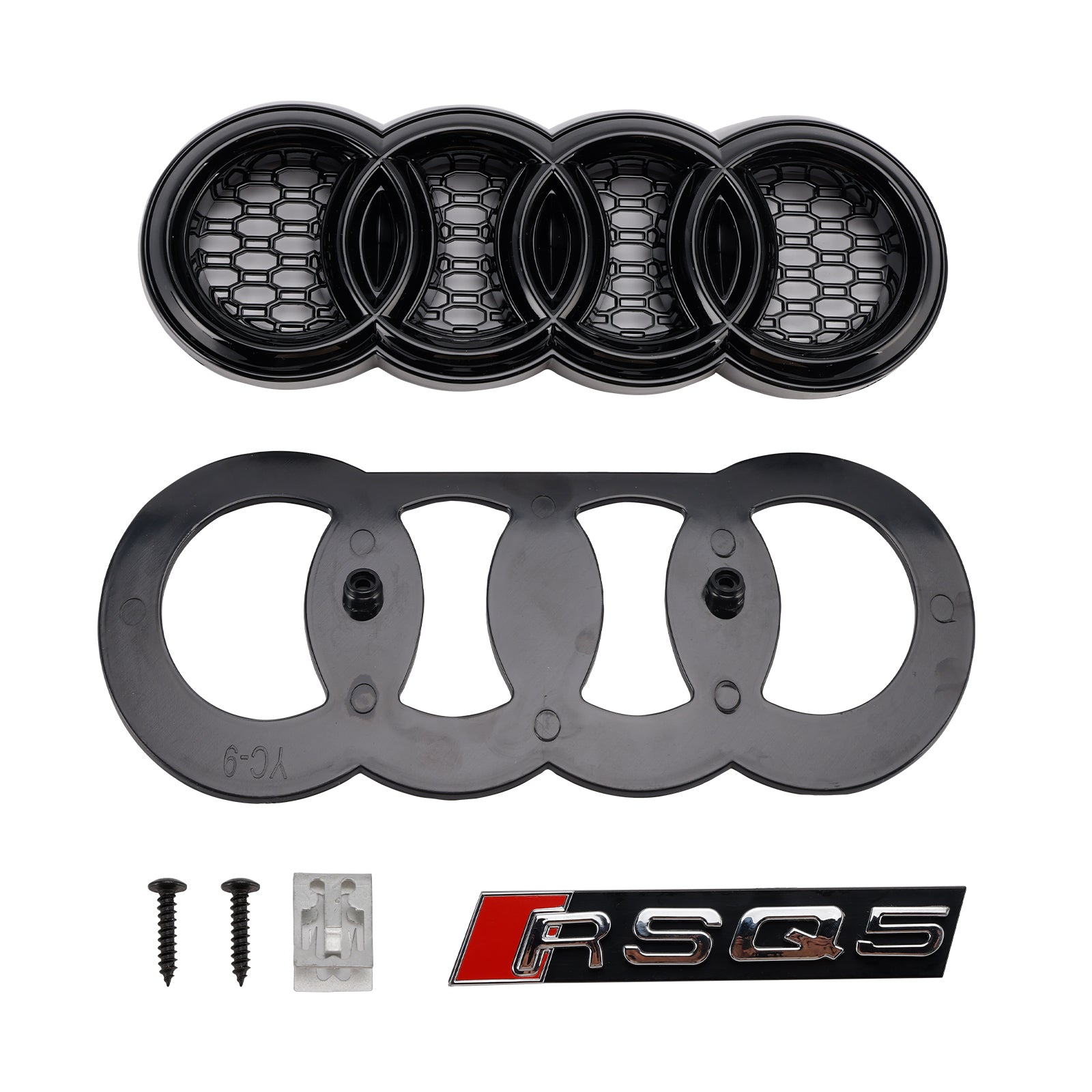 2009-2012 Audi Q5 Gloss Black Front Bumper Grill Grille 8R0853651B