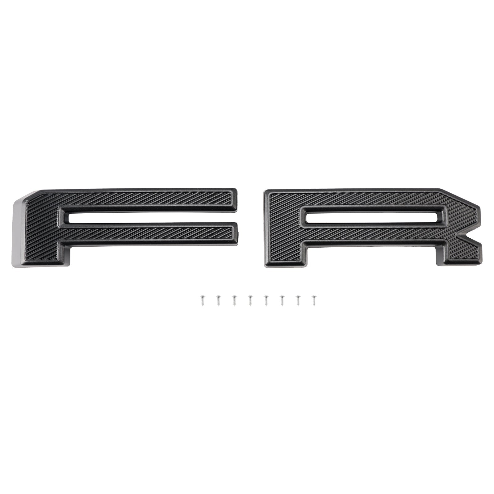 2024 2025 Ford F150 Black Grille Front Bumper Raptor Style Grill W/ LED Light & Letter